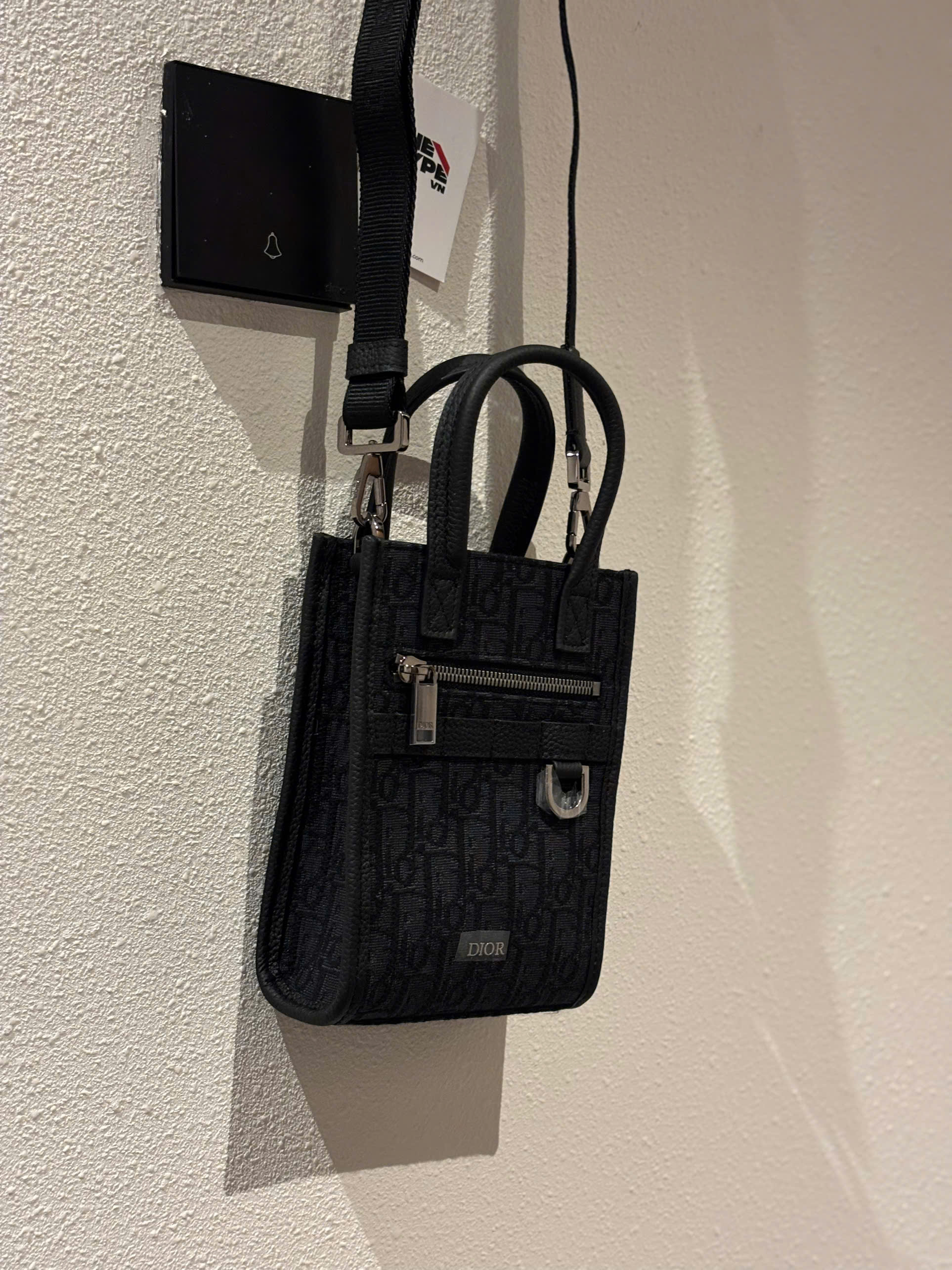 Túi Dior Safari North-South Mini Tote Bag (Black)