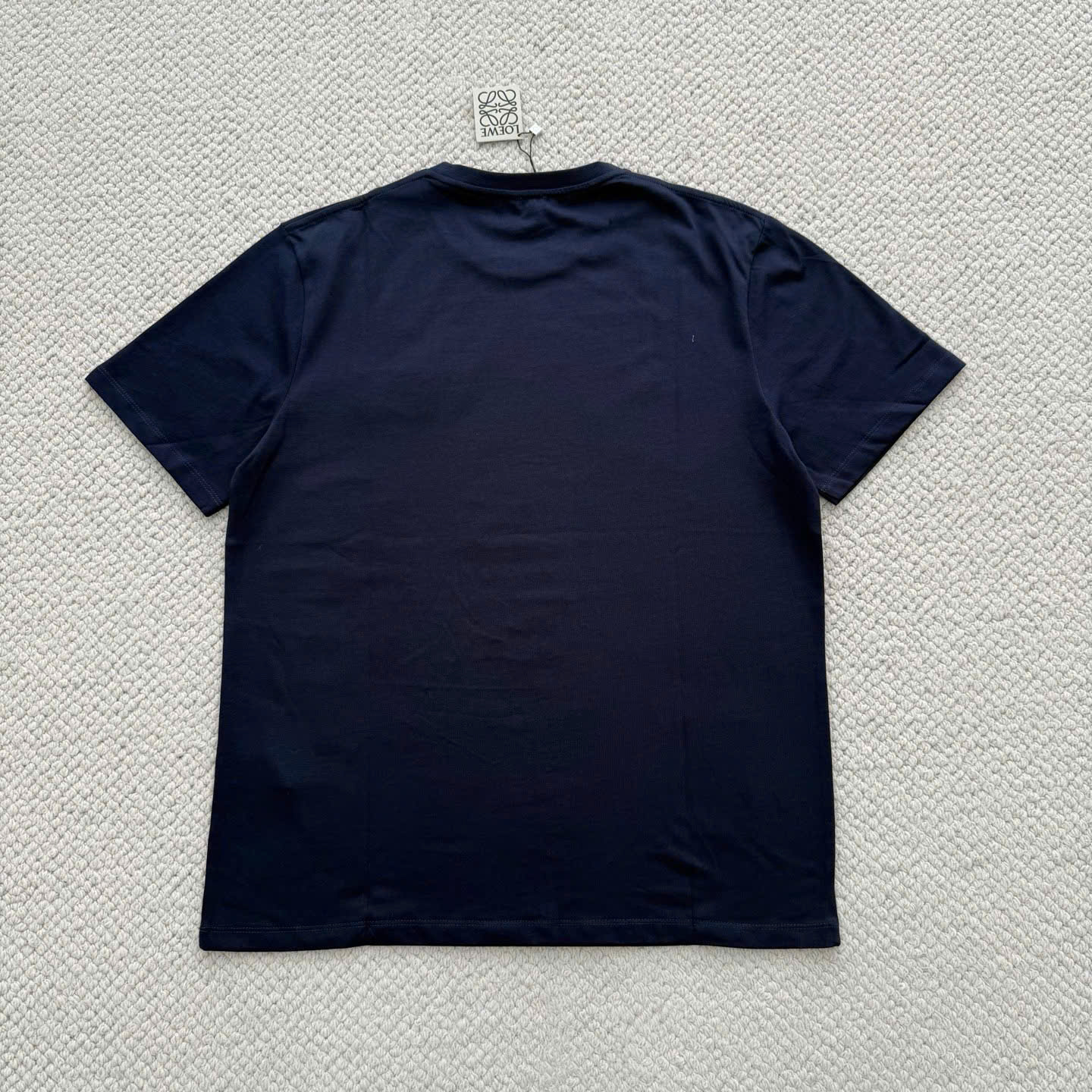 ÁO THUN LOEWE ANAGRAM FLOWERS (DARK BLUE)
