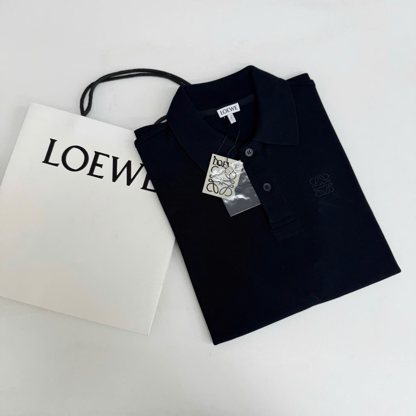 ÁO POLO LOEWE PATCH (NAVY)