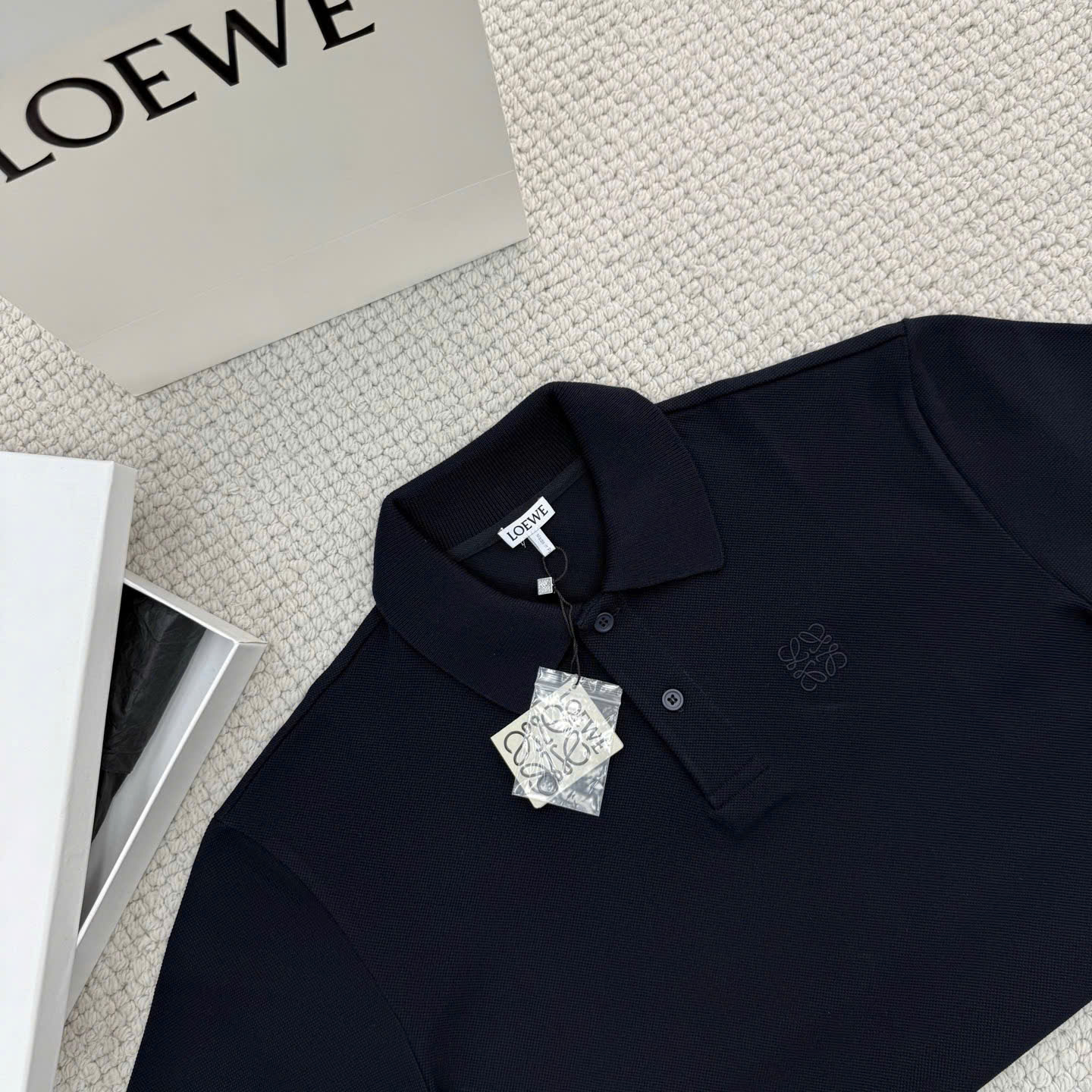 ÁO POLO LOEWE PATCH (NAVY)