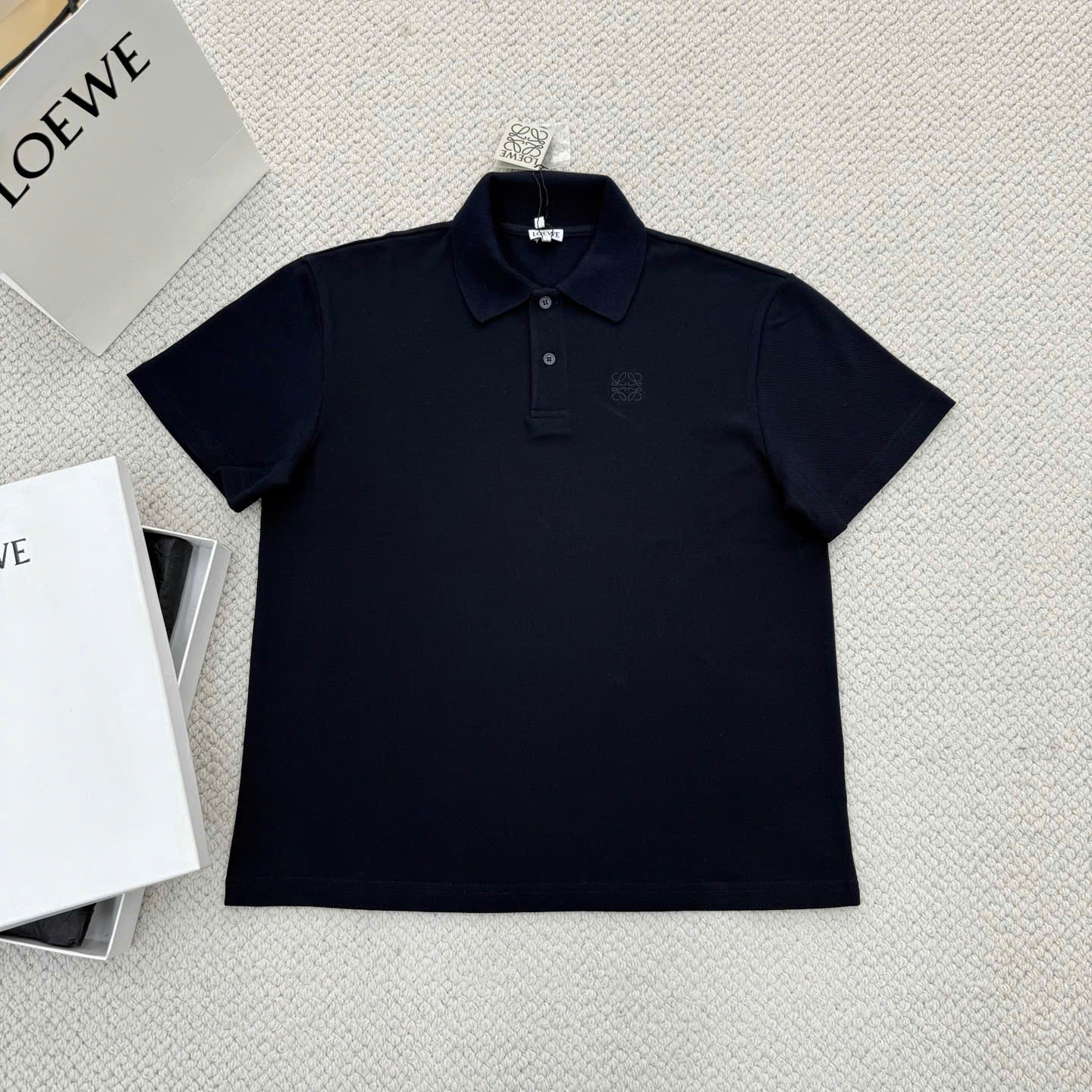 ÁO POLO LOEWE PATCH (NAVY)