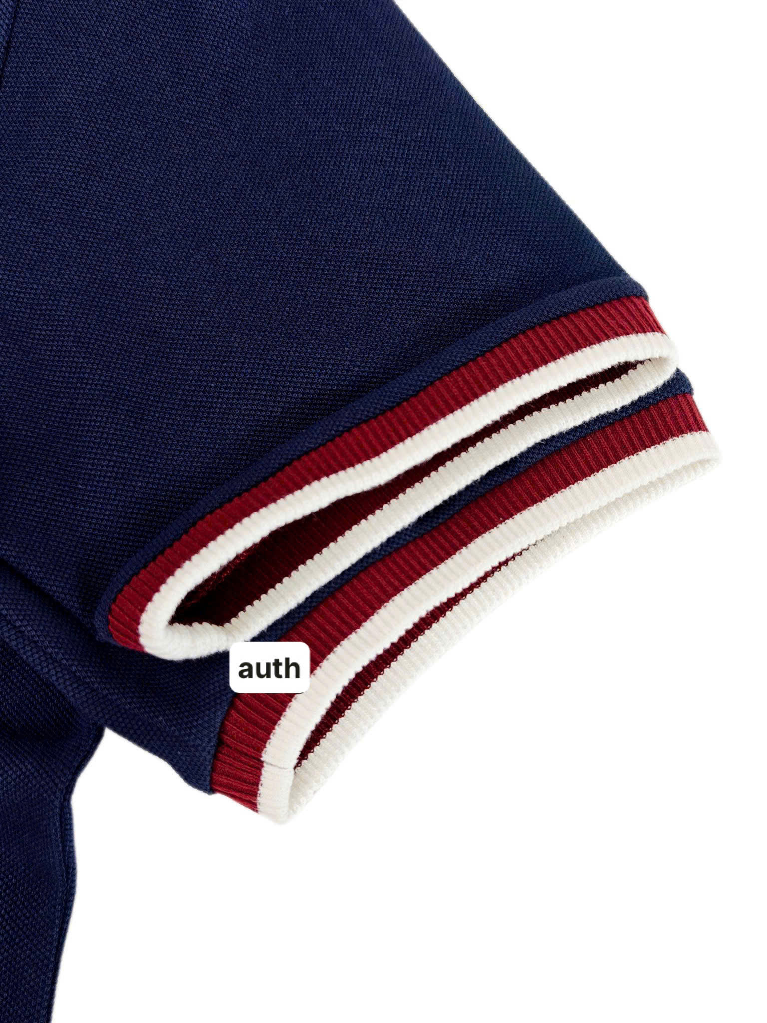 ÁO POLO GUCCI MOTIF (NAVY)