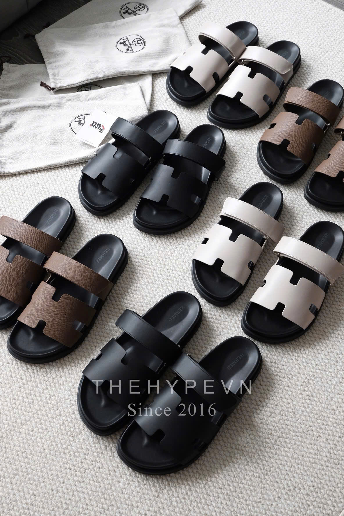 (BEST) SANDAL HERMES CHYPRE (BEIGE)