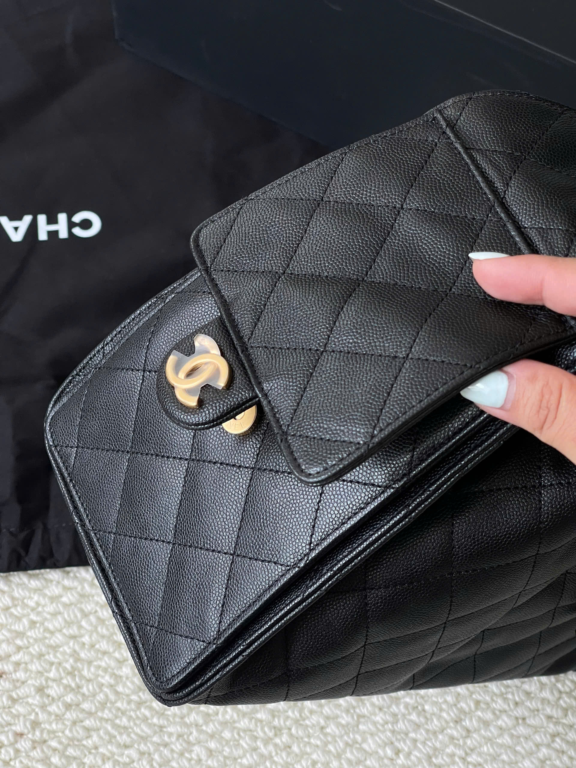 TÚI CHANEL HOBO 25 (BLACK)