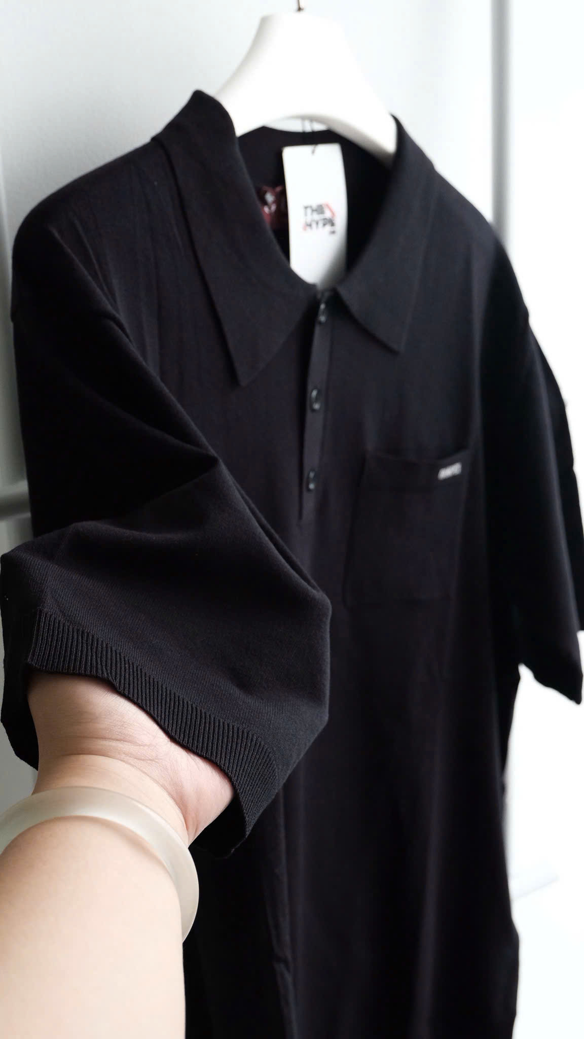 ÁO POLO GUCCI FINE WOOL KNIT (BLACK)