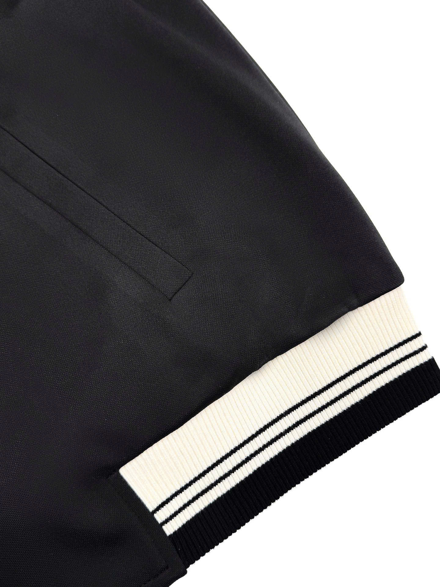 ÁO KHOÁC CELINE TRIOMPHE STRIPED TECH (BLACK)