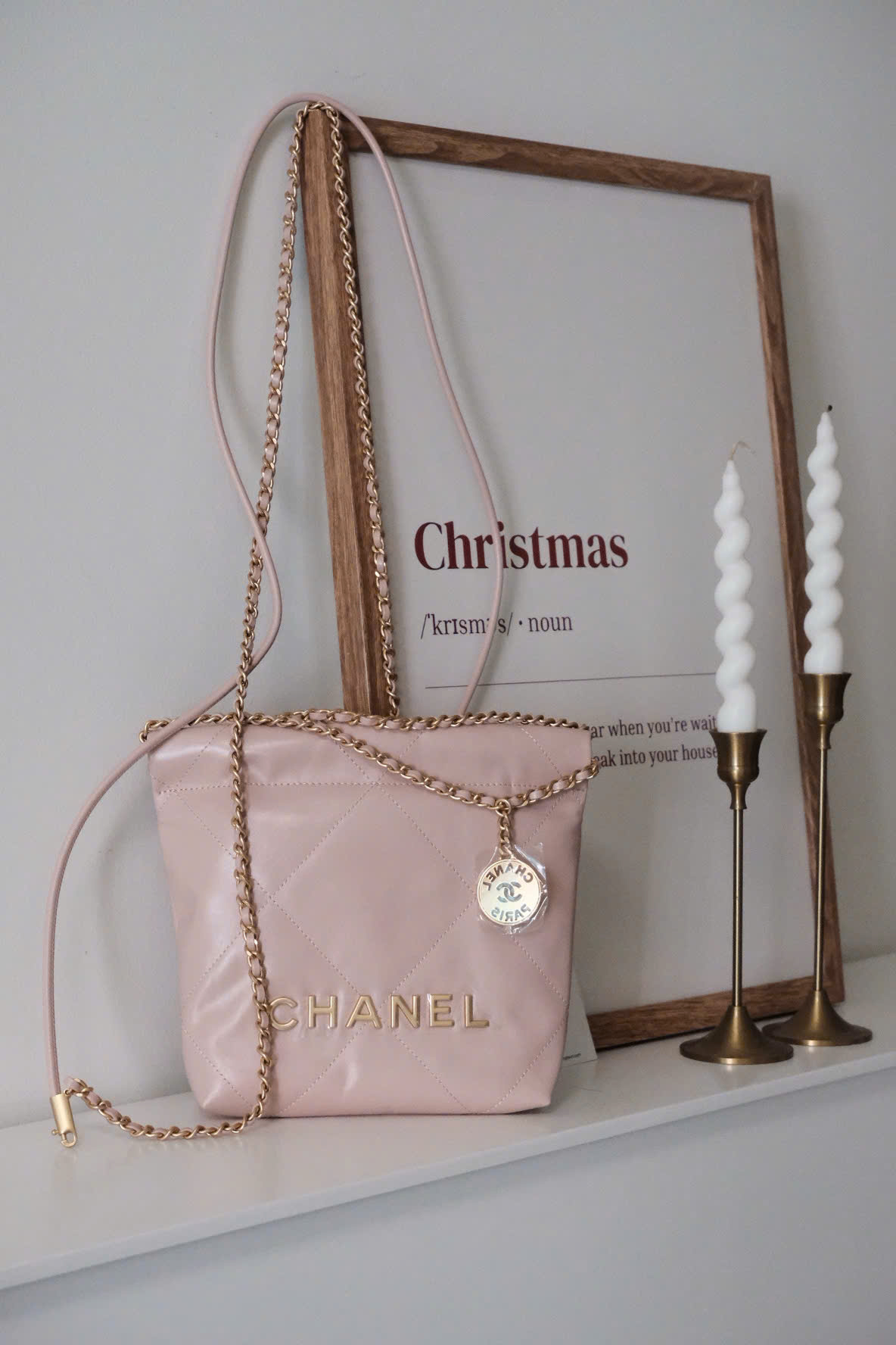 Túi Chanel 22 Mini Bag Light Pink