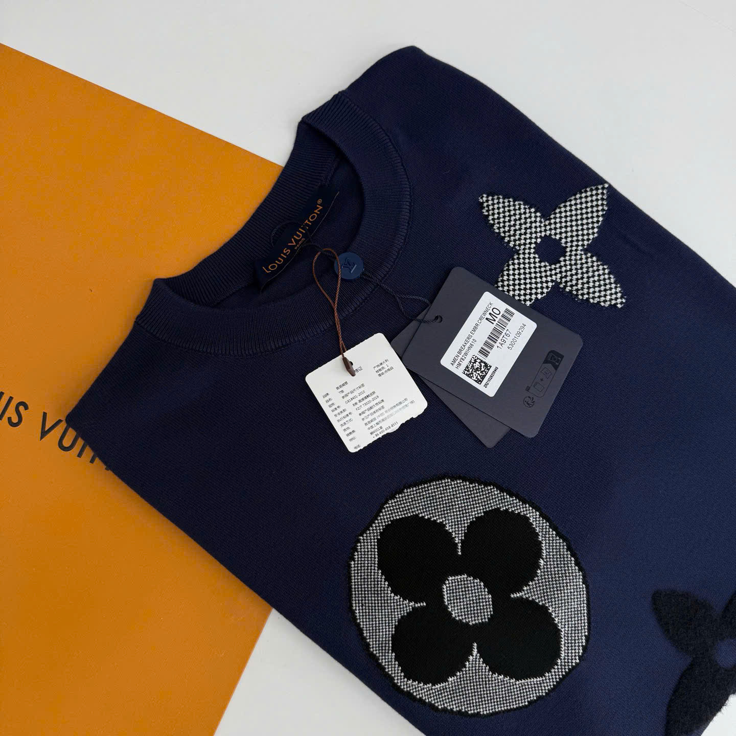 ÁO THUN LOUIS VUITTON BIG MONOGRAM (NAVY)
