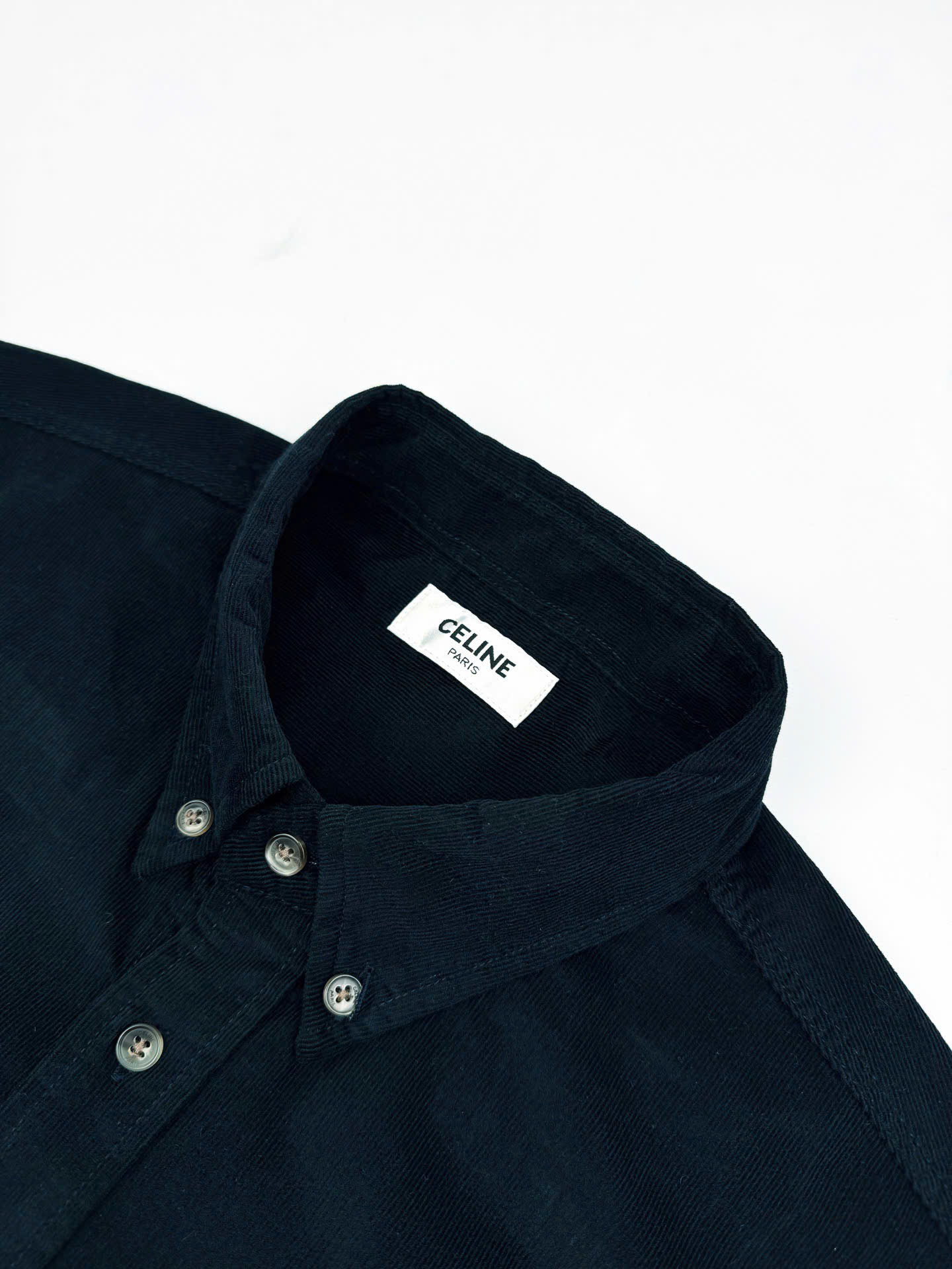 SƠ MI CELINE POCKET IN CORDUROY (BLUE LIGHT)