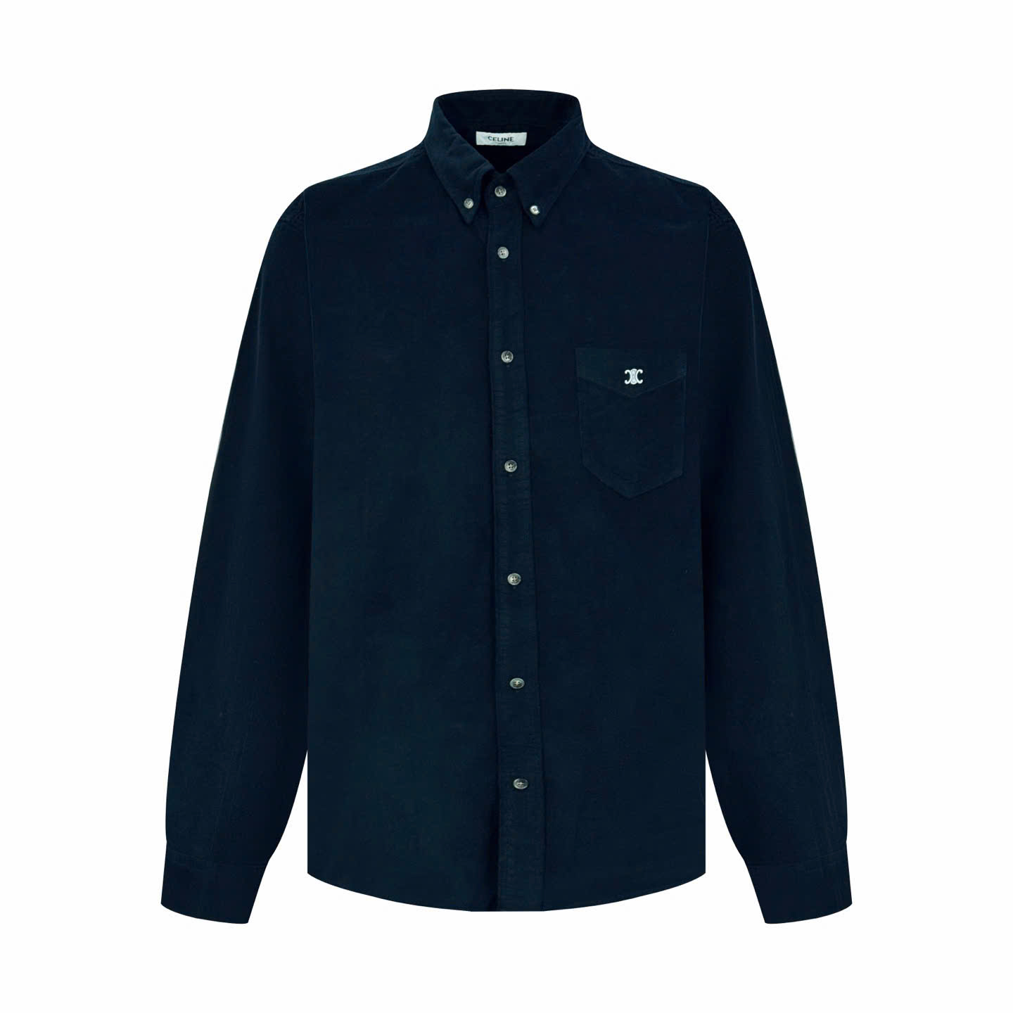 SƠ MI CELINE POCKET IN CORDUROY (BLUE LIGHT)