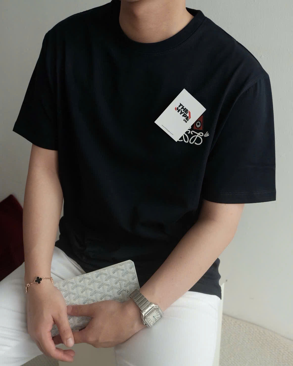 ÁO THUN LOEWE LOOSE-FIT (NAVY)