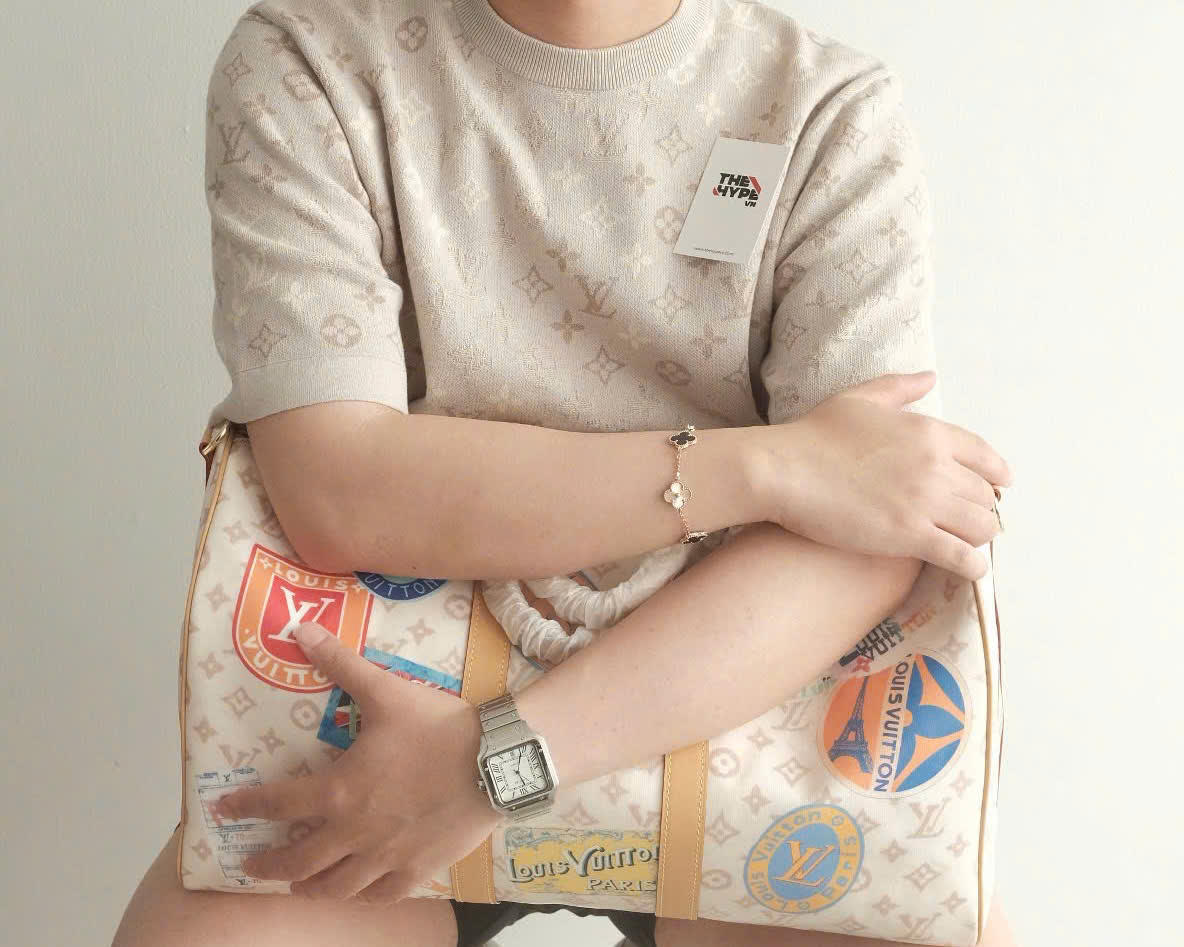 ÁO THUN LOUIS VUITTON MONOGRAM SHORT SLEEVED (BIEGE)