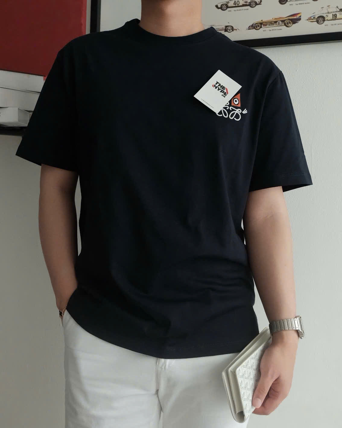 ÁO THUN LOEWE LOOSE-FIT (NAVY)