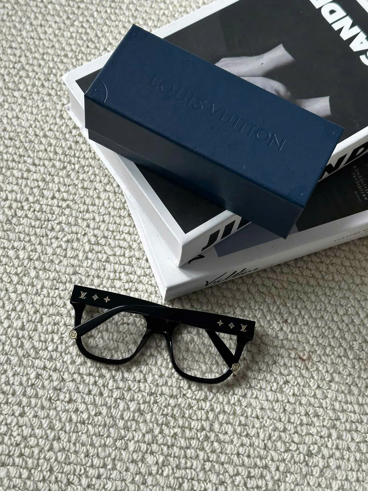 KÍNH LOUIS VUITTON LV MONOGRAM ANTI-BLUE (BLACK)