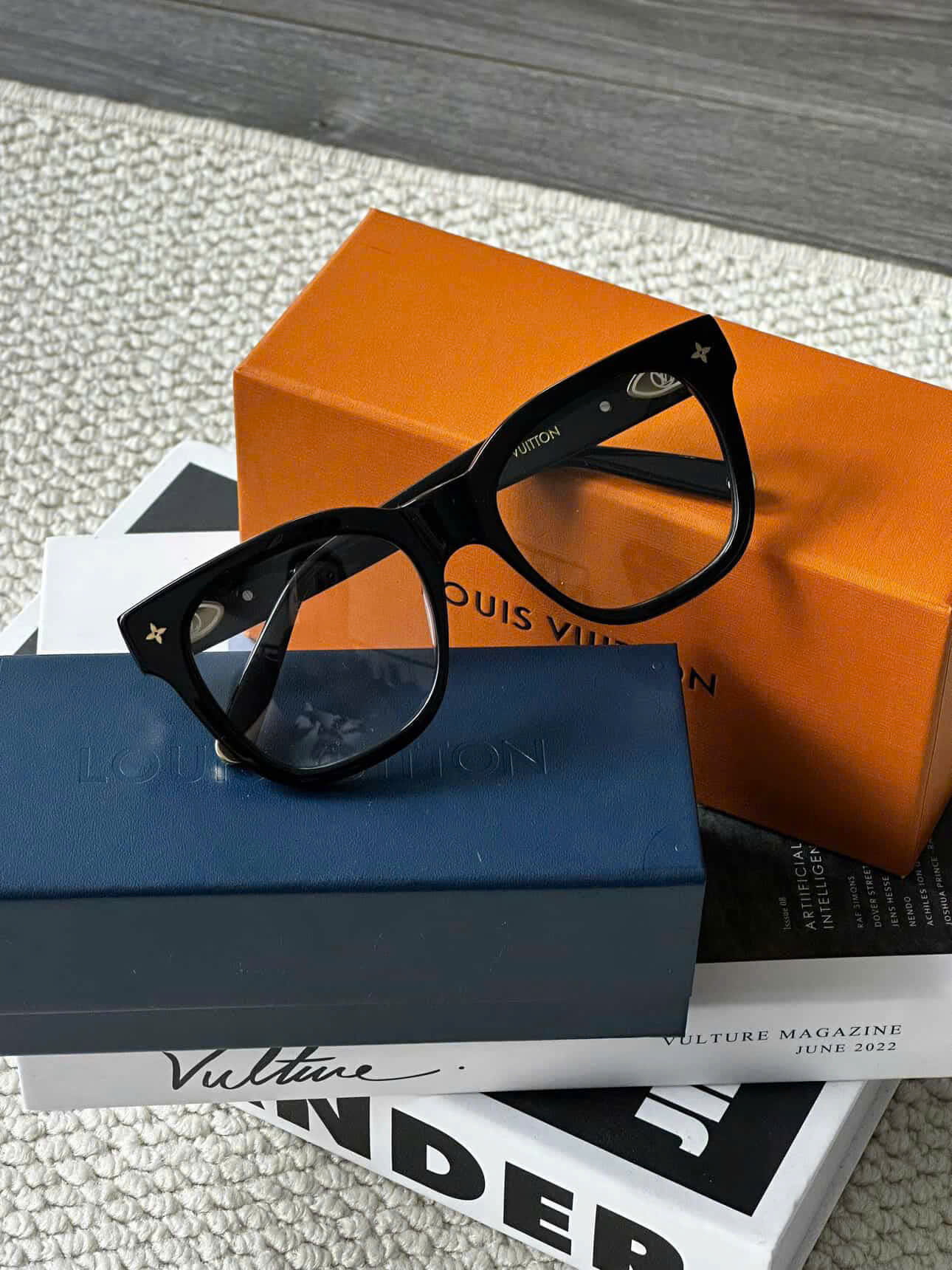 KÍNH LOUIS VUITTON LV MONOGRAM ANTI-BLUE (BLACK)