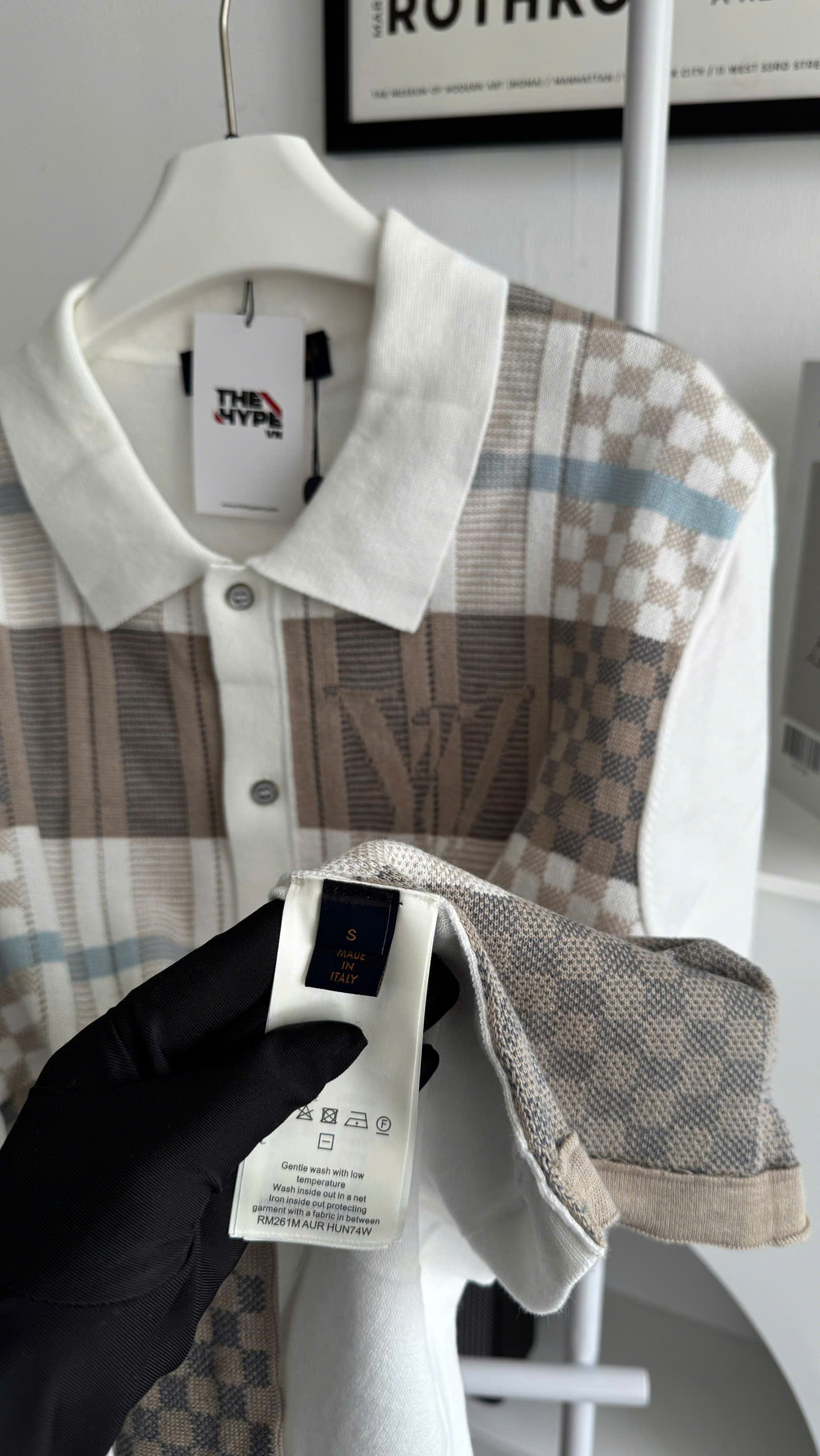 ÁO THUN LOUIS VUITTON GRAPHIC JACQUARD SHORT-SLEEVED SHIRT