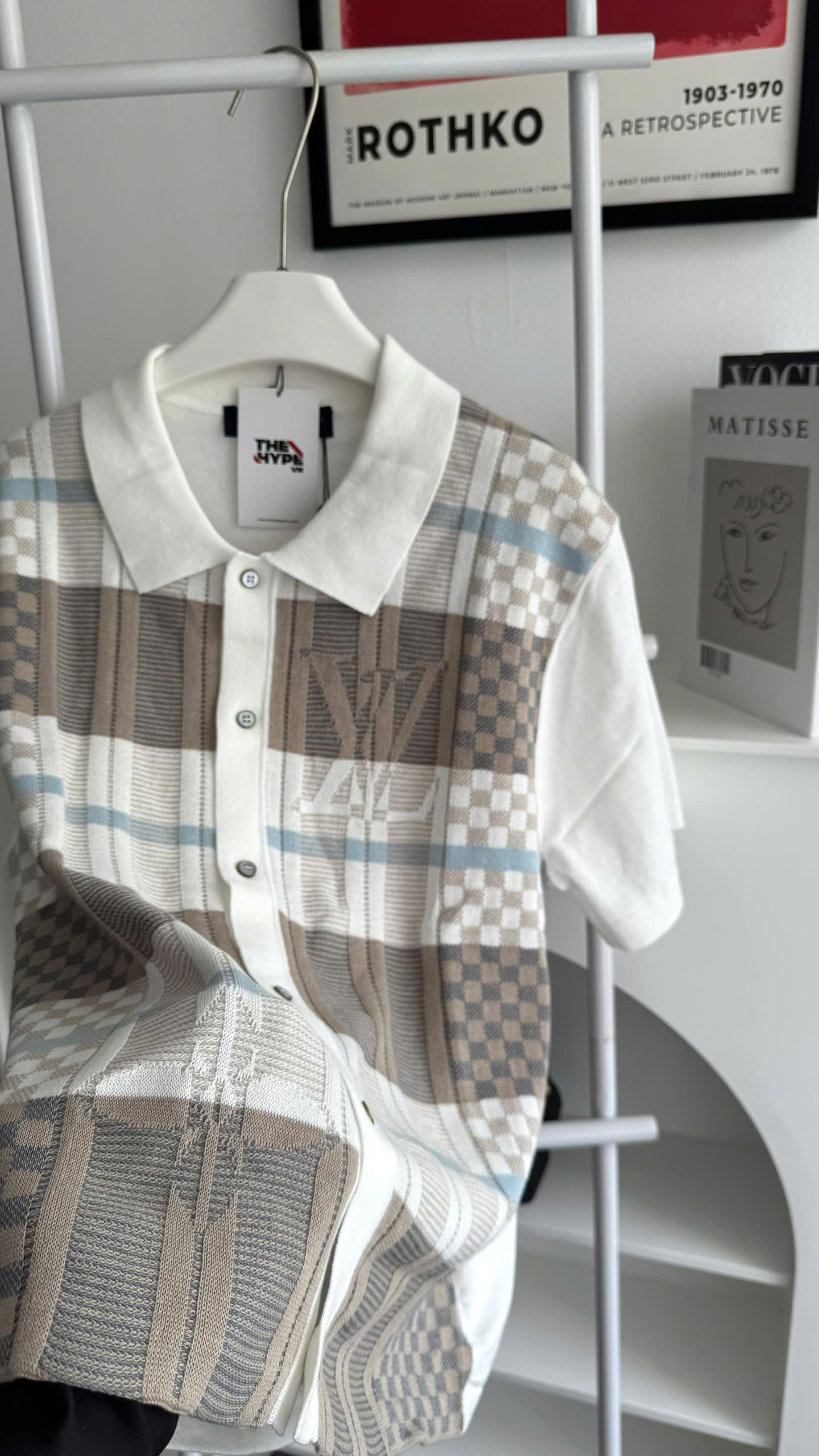 ÁO THUN LOUIS VUITTON GRAPHIC JACQUARD SHORT-SLEEVED SHIRT