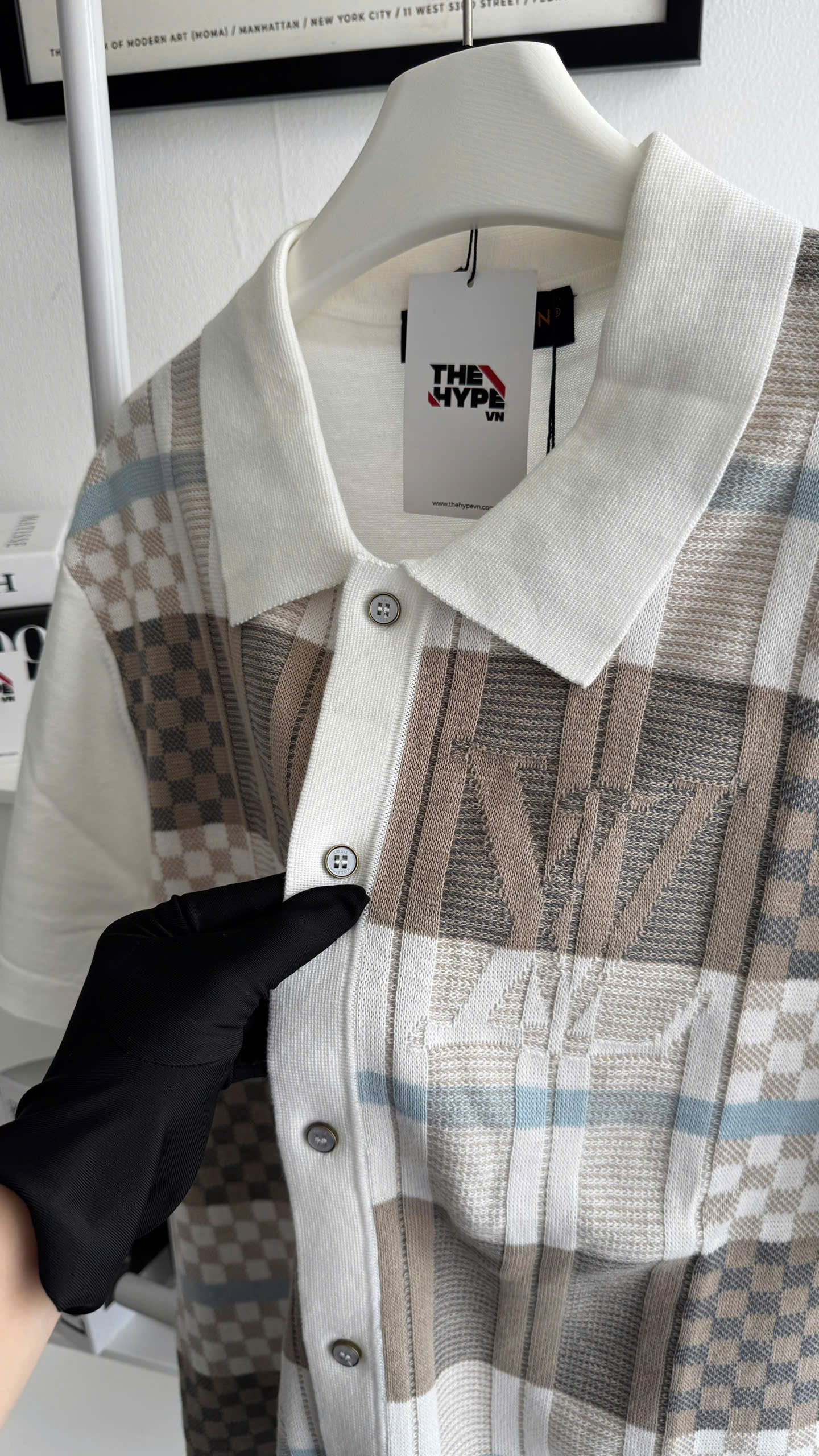 ÁO THUN LOUIS VUITTON GRAPHIC JACQUARD SHORT-SLEEVED SHIRT