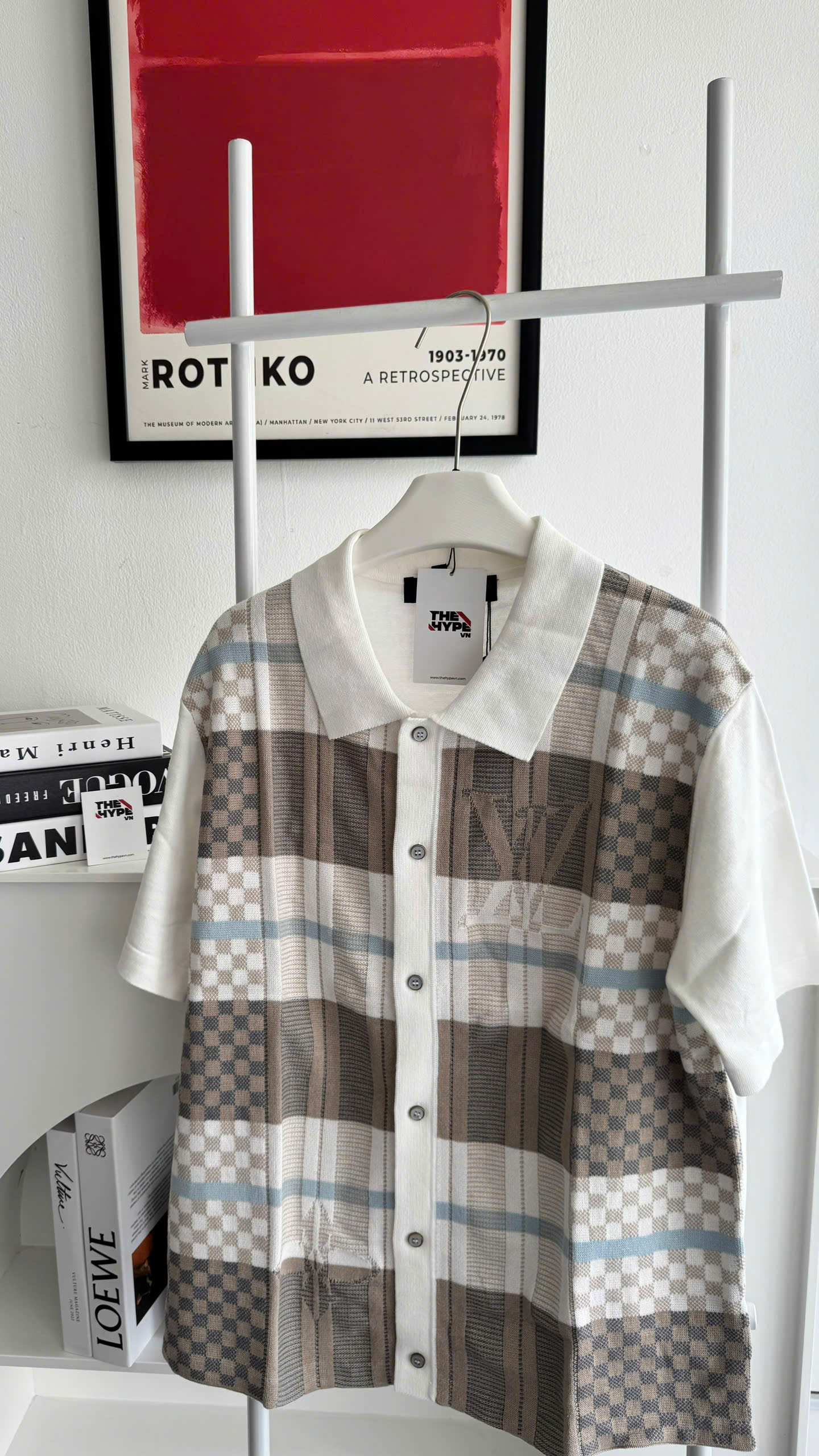 ÁO THUN LOUIS VUITTON GRAPHIC JACQUARD SHORT-SLEEVED SHIRT