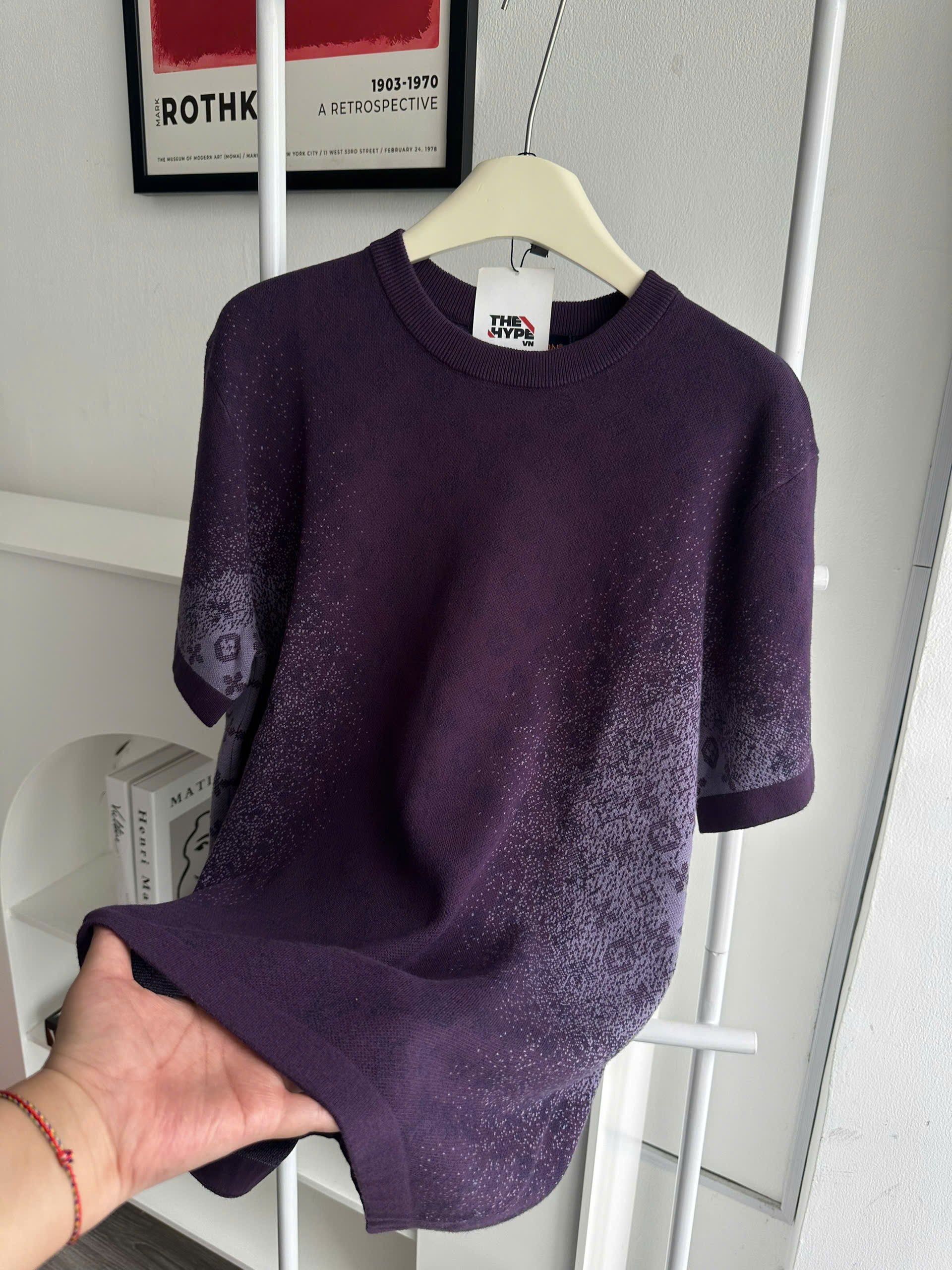 ÁO THUN LOUIS VUITTON LV DAMIER (PURPLE)