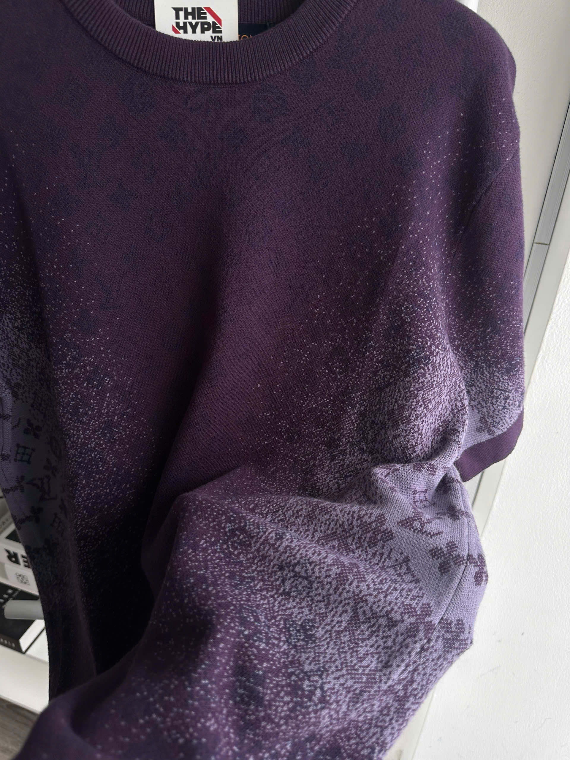 ÁO THUN LOUIS VUITTON LV DAMIER (PURPLE)