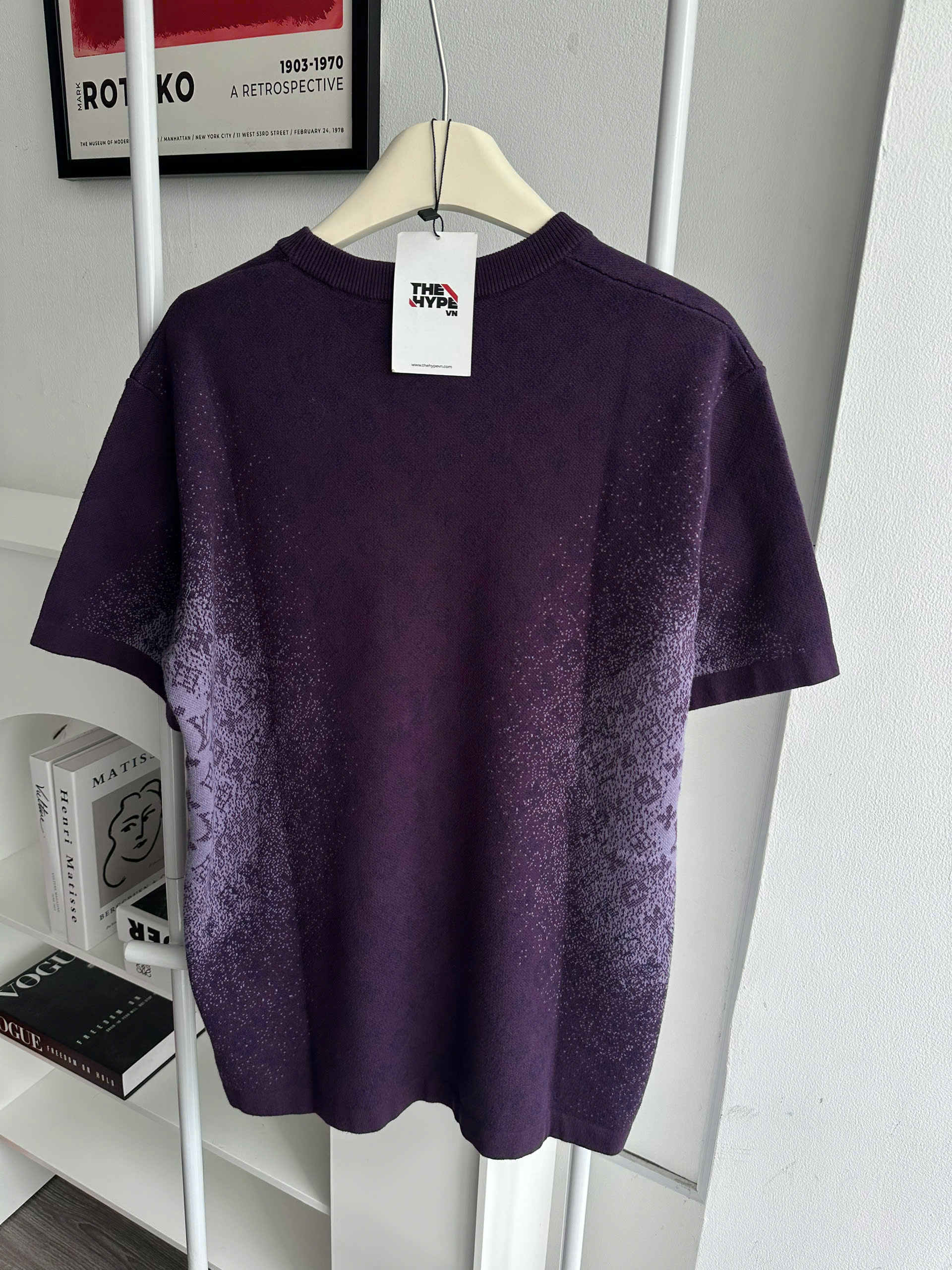 ÁO THUN LOUIS VUITTON LV DAMIER (PURPLE)