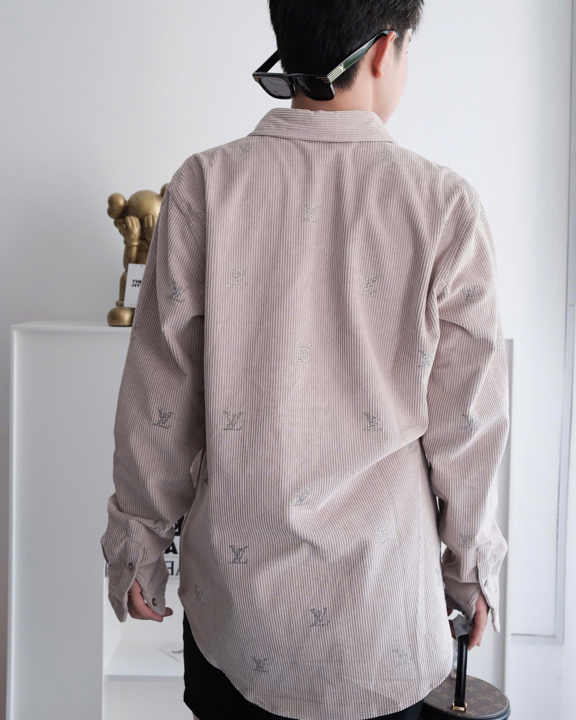 ÁO SƠ MI LOUIS VUITTON BLASON (CREAMY)