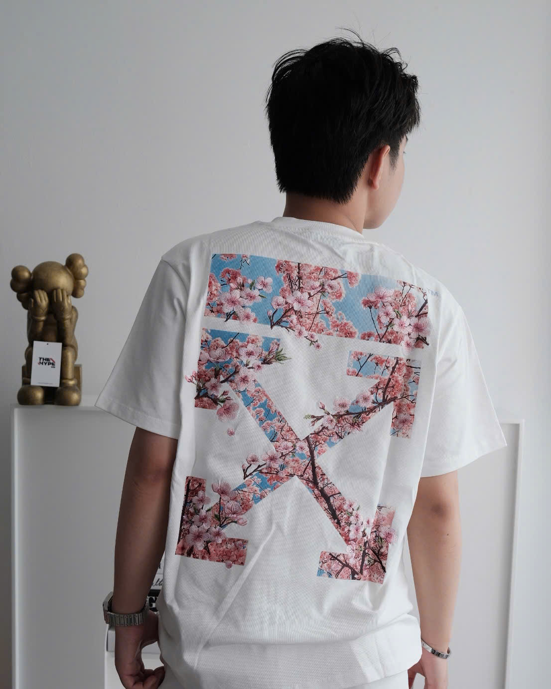 ÁO THUN OFF WHITE OW SAKURA BLOOM (WHITE)