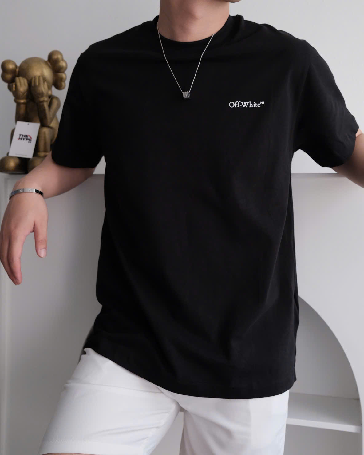 ÁO THUN OFF WHITE SCRIBBLE SS26 ( BLACK)