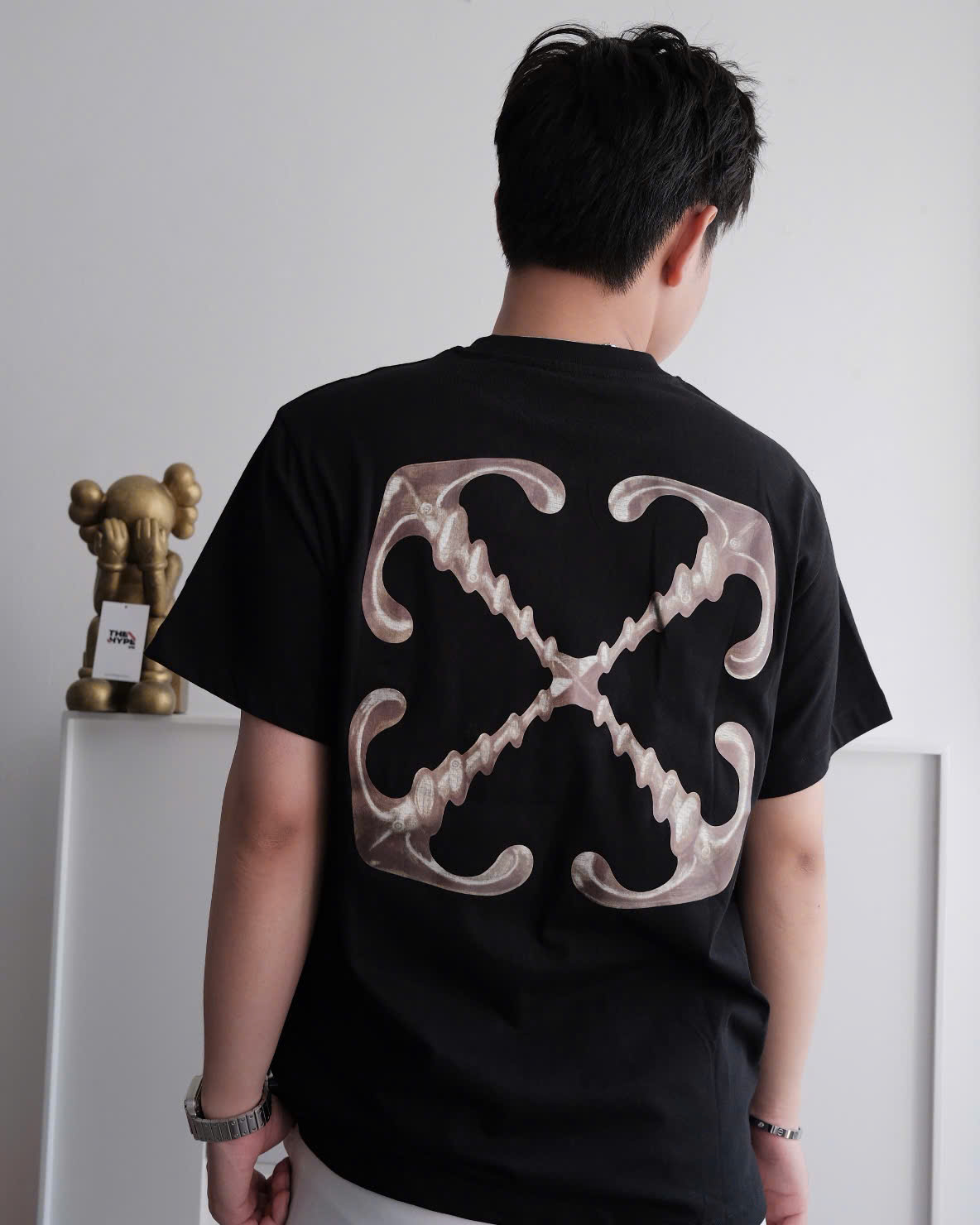 ÁO THUN OFF WHITE SCRIBBLE SS26 ( BLACK)