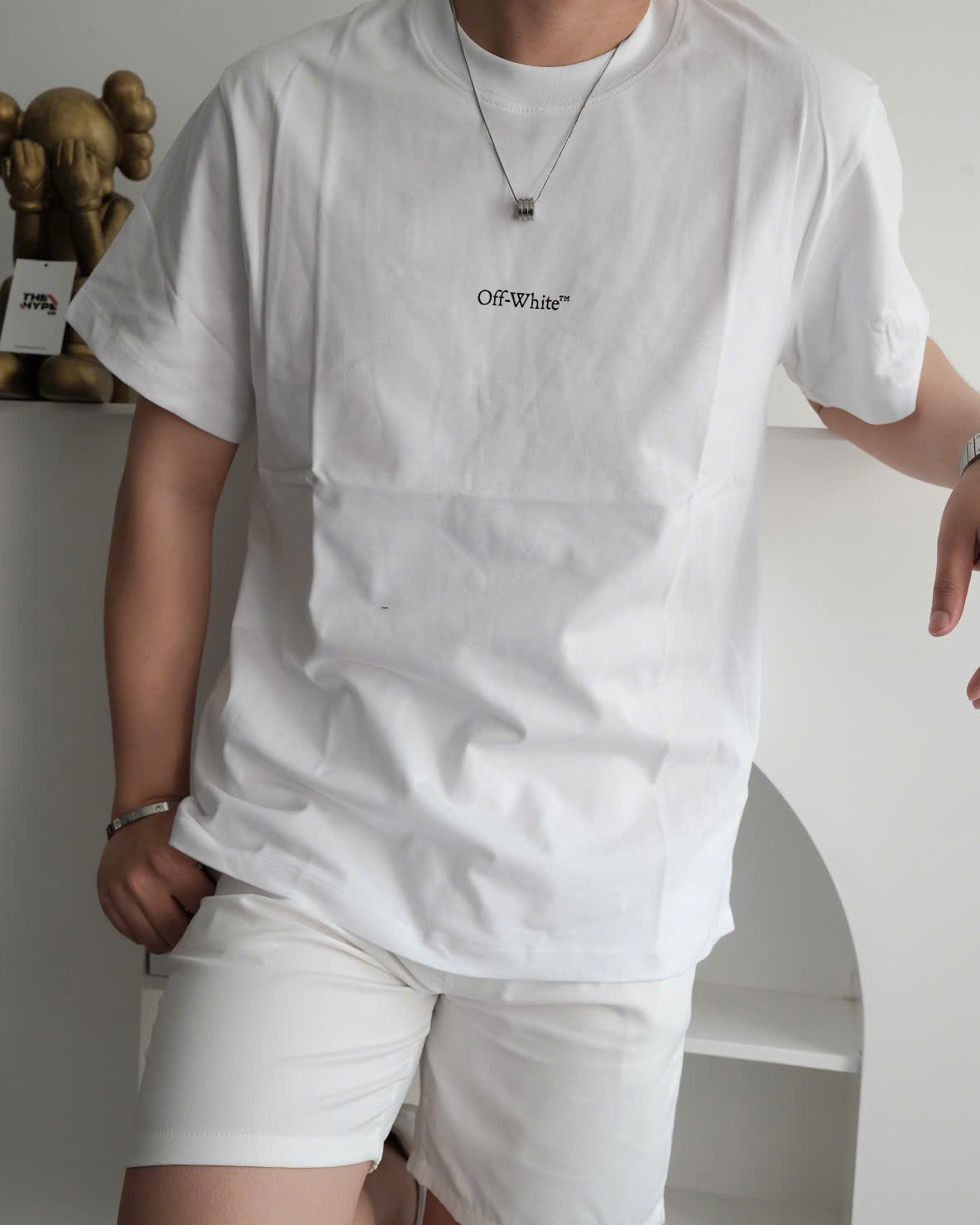 ÁO THUN OFF WHITE HORSE SS26 (WHITE)