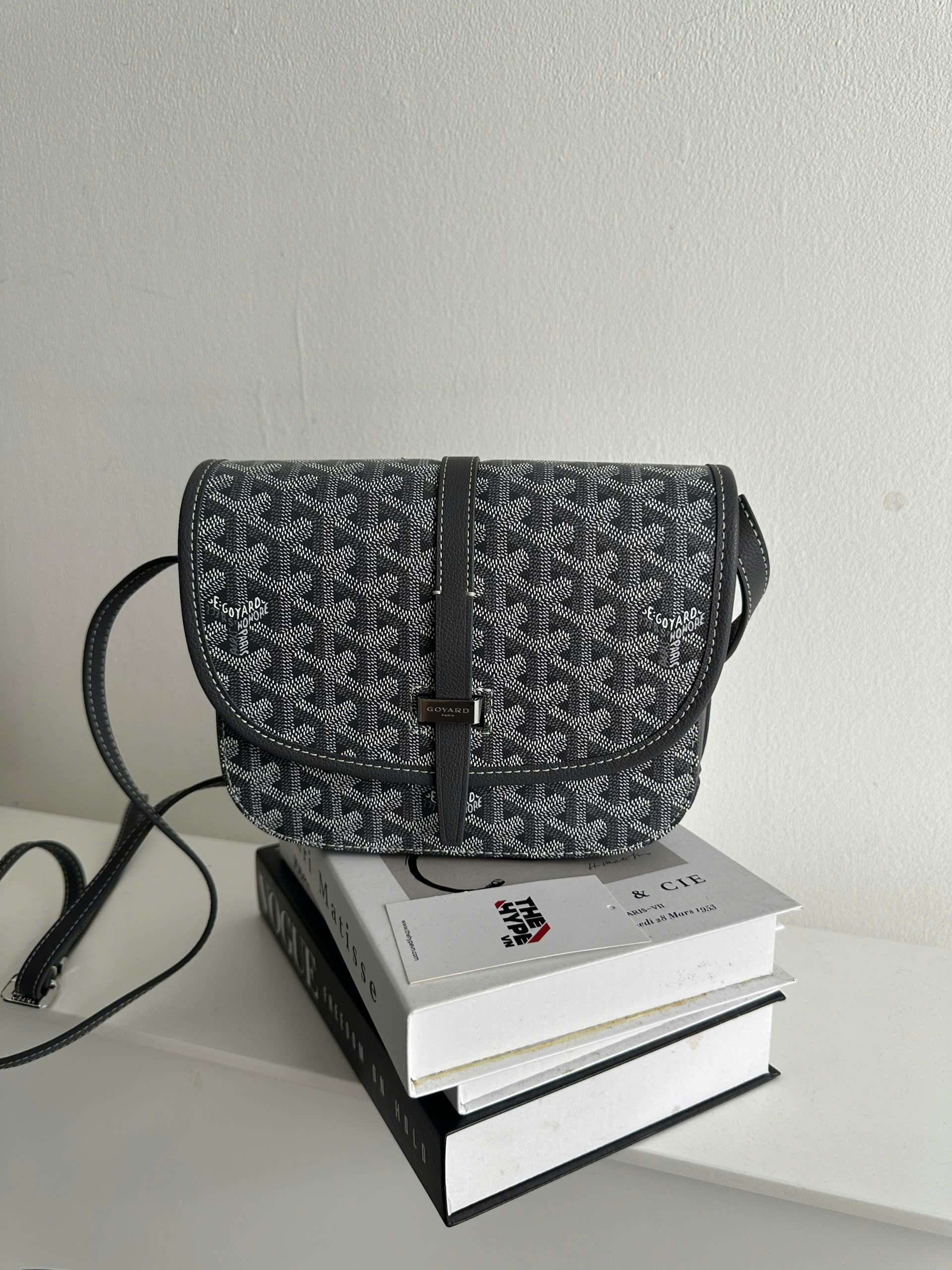 TÚI GOYARD BELVEDERE PM BAG (GREY)