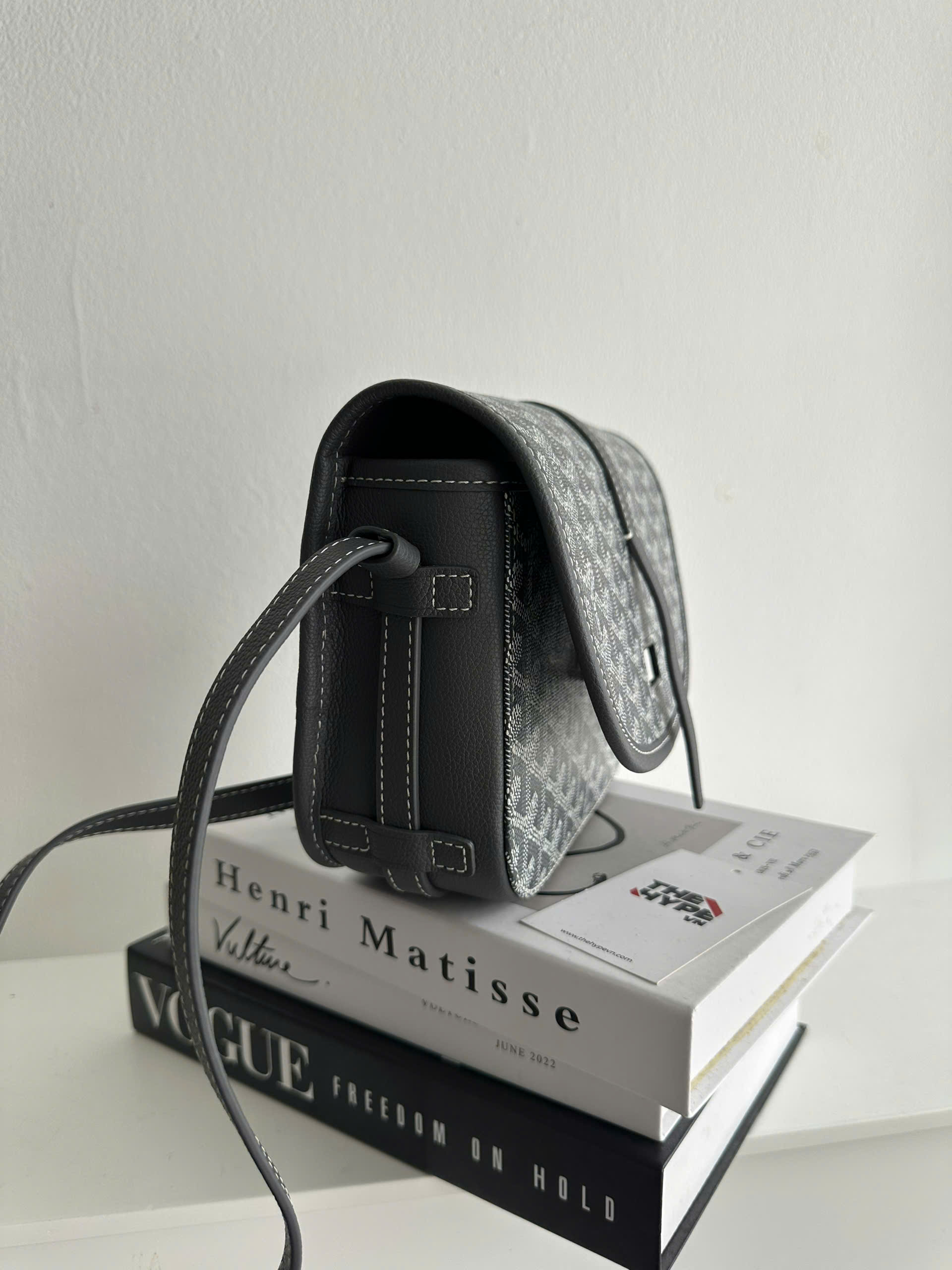 TÚI GOYARD BELVEDERE PM BAG (GREY)