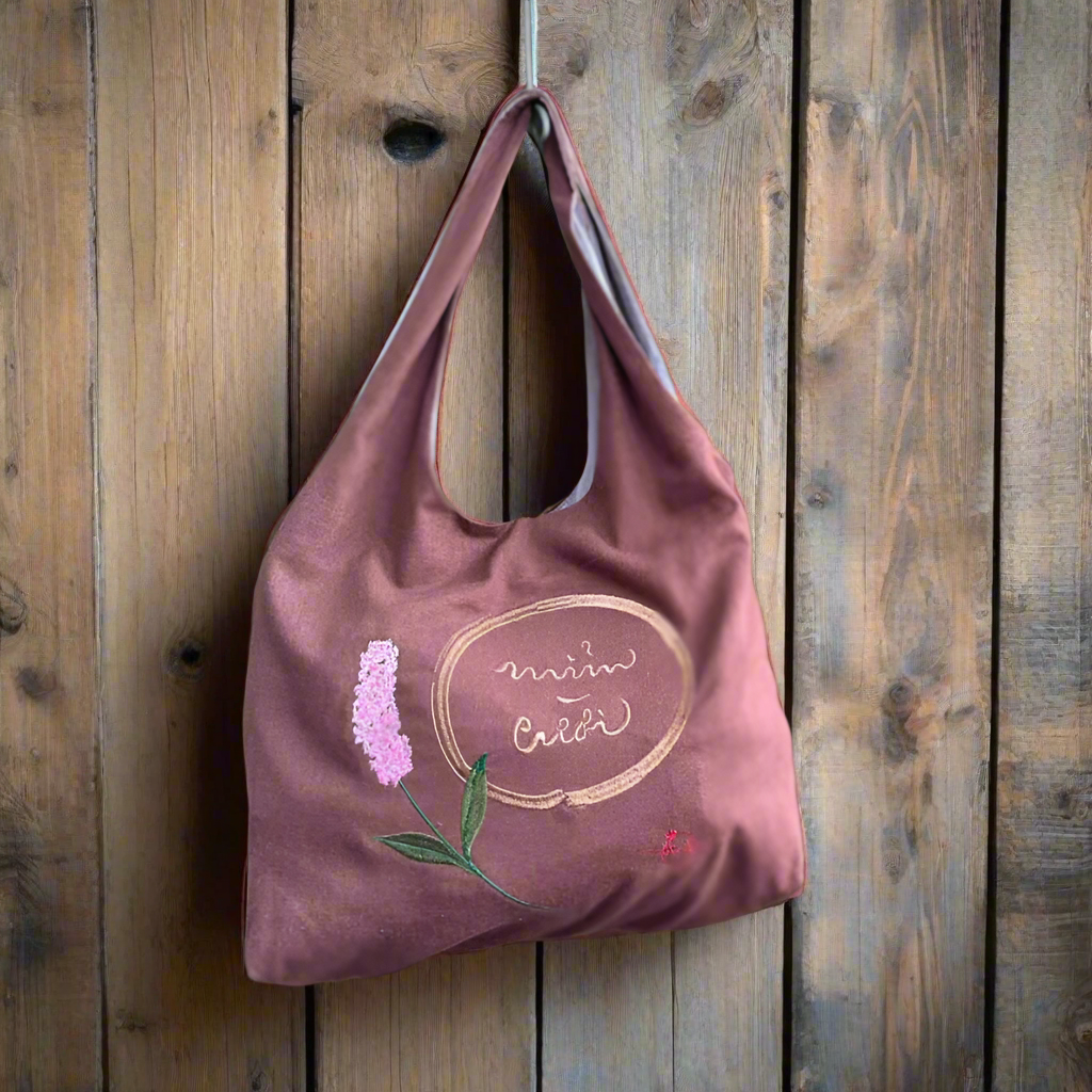 TÚI LINEN THÊU THƯ PHÁP