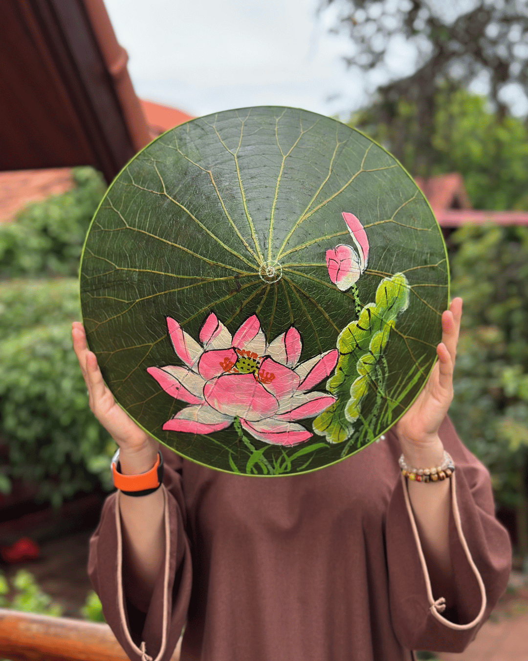 NÓN LÁ SEN VẼ TAY THỦ CÔNG