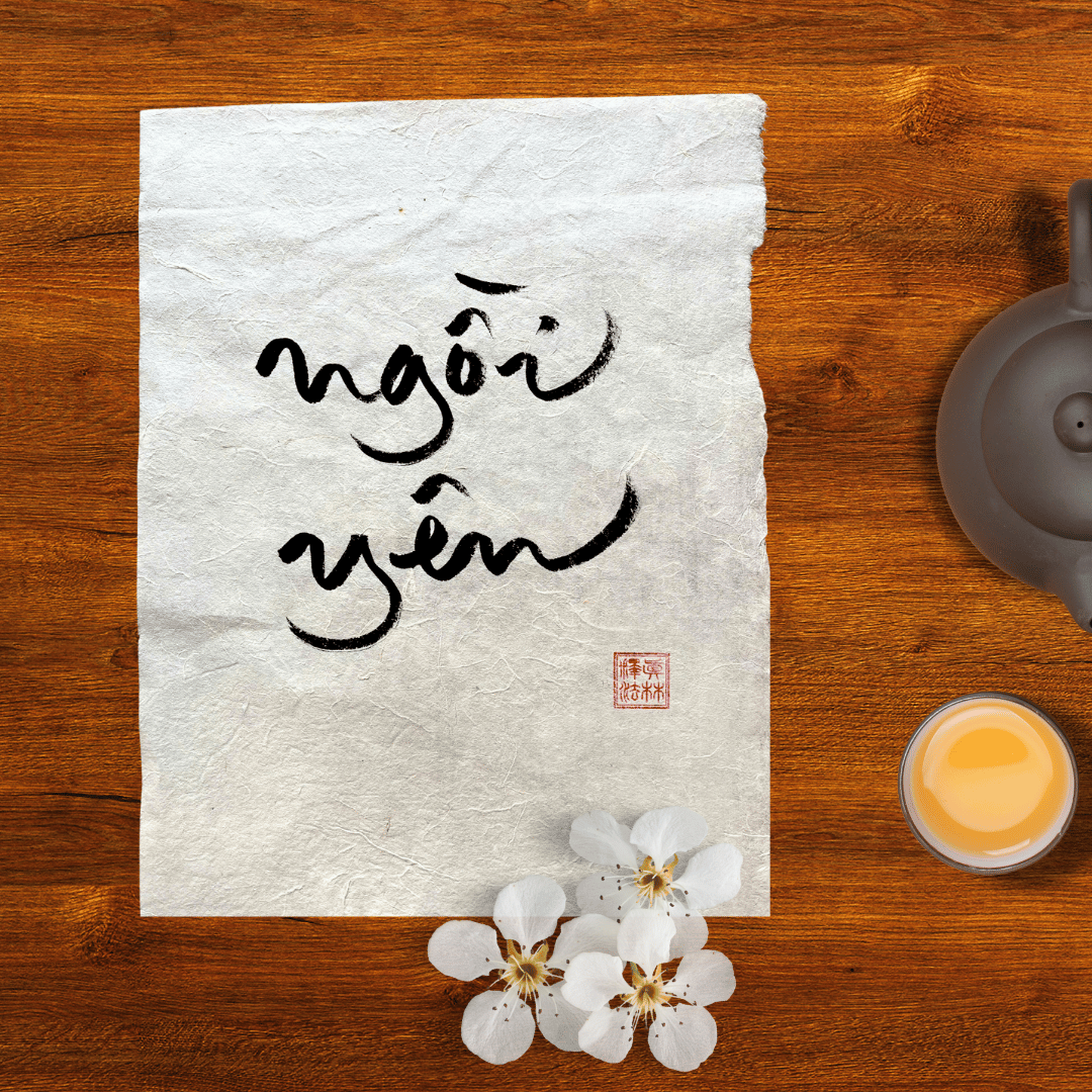 Thư Pháp gốc Tiếng Việt 30x40