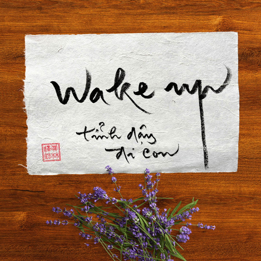 Thư Pháp Gốc Tiếng Anh 20x30