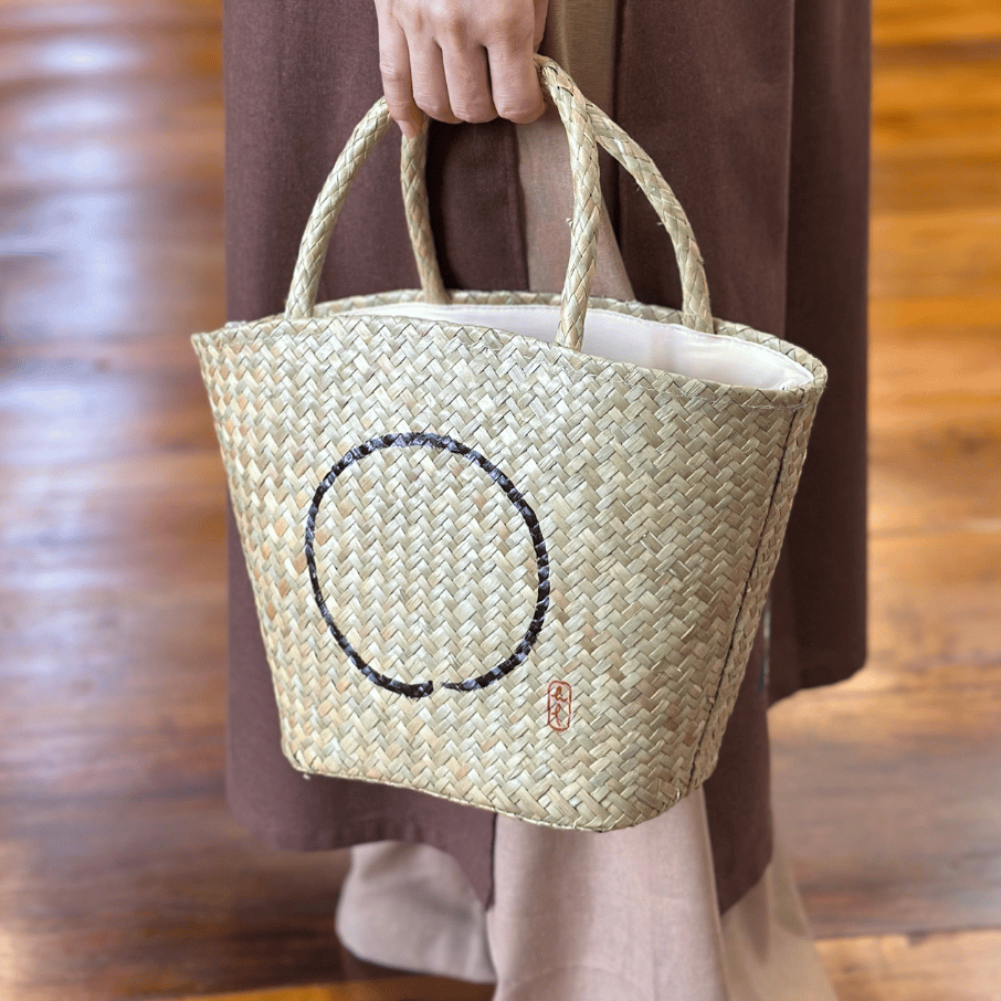 GIỎ LÁT VẼ TAY THỦ CÔNG