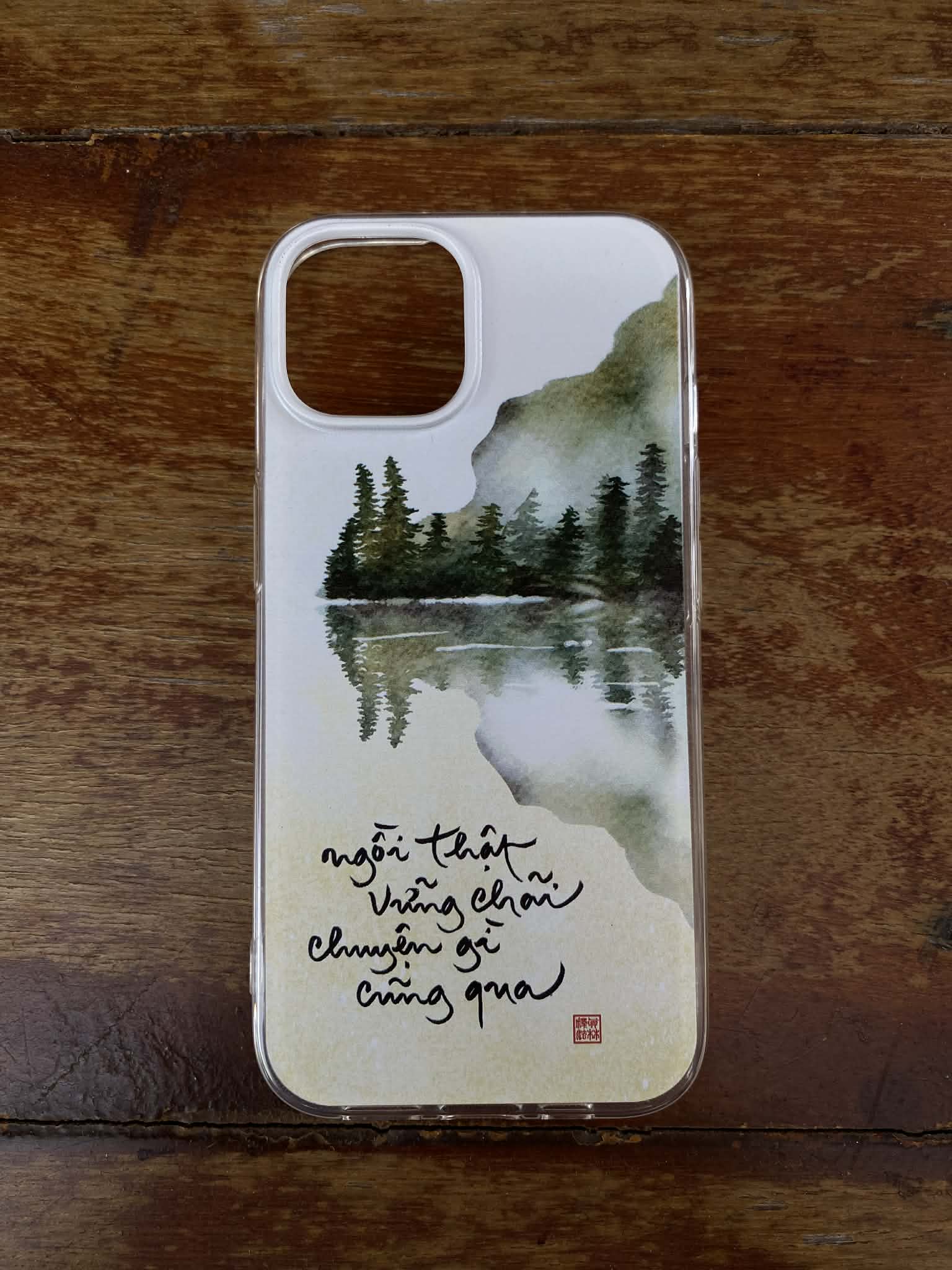 ỐP LƯNG ĐIỆN THOẠI IPHONE IN THƯ PHÁP