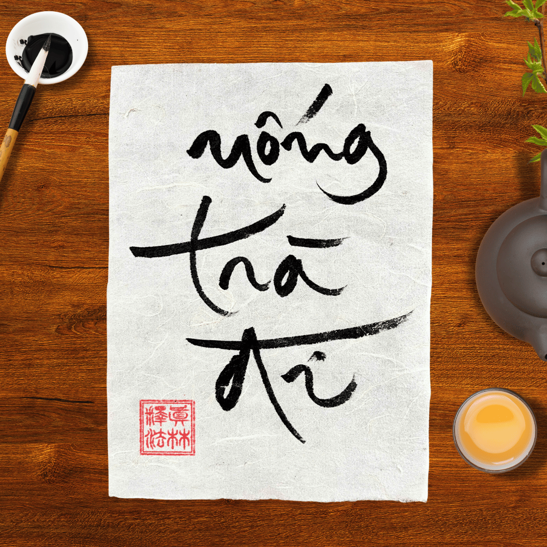 Thư Pháp gốc Tiếng Việt 15x20