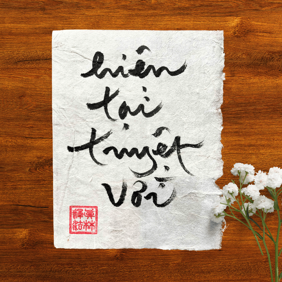 Thư Pháp gốc Tiếng Việt 15x20