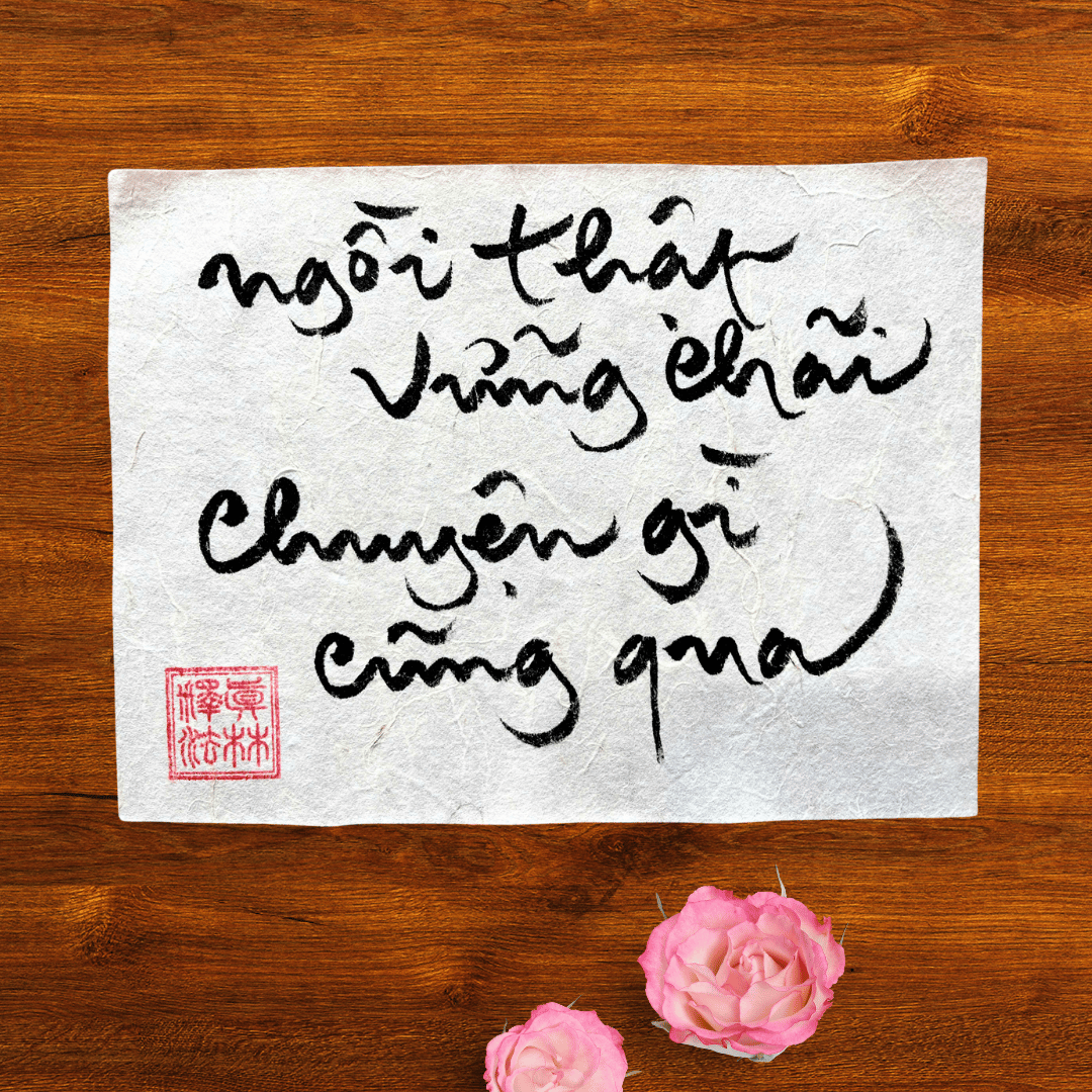 Thư Pháp gốc Tiếng Việt 15x20