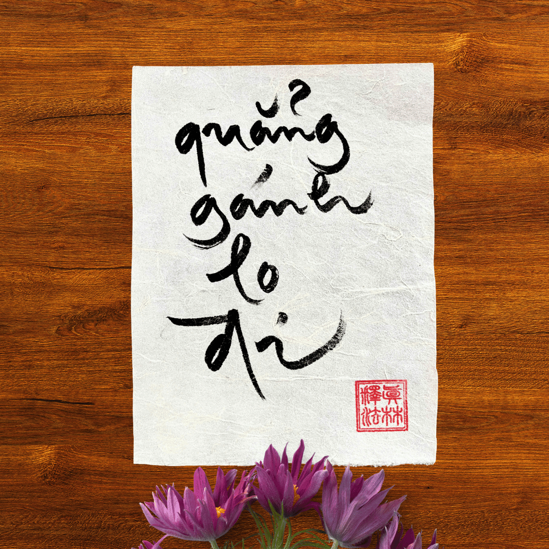 Thư Pháp gốc Tiếng Việt 15x20