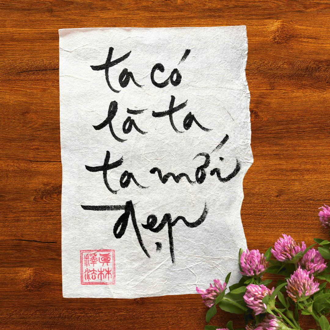 Thư Pháp gốc Tiếng Việt 15x20