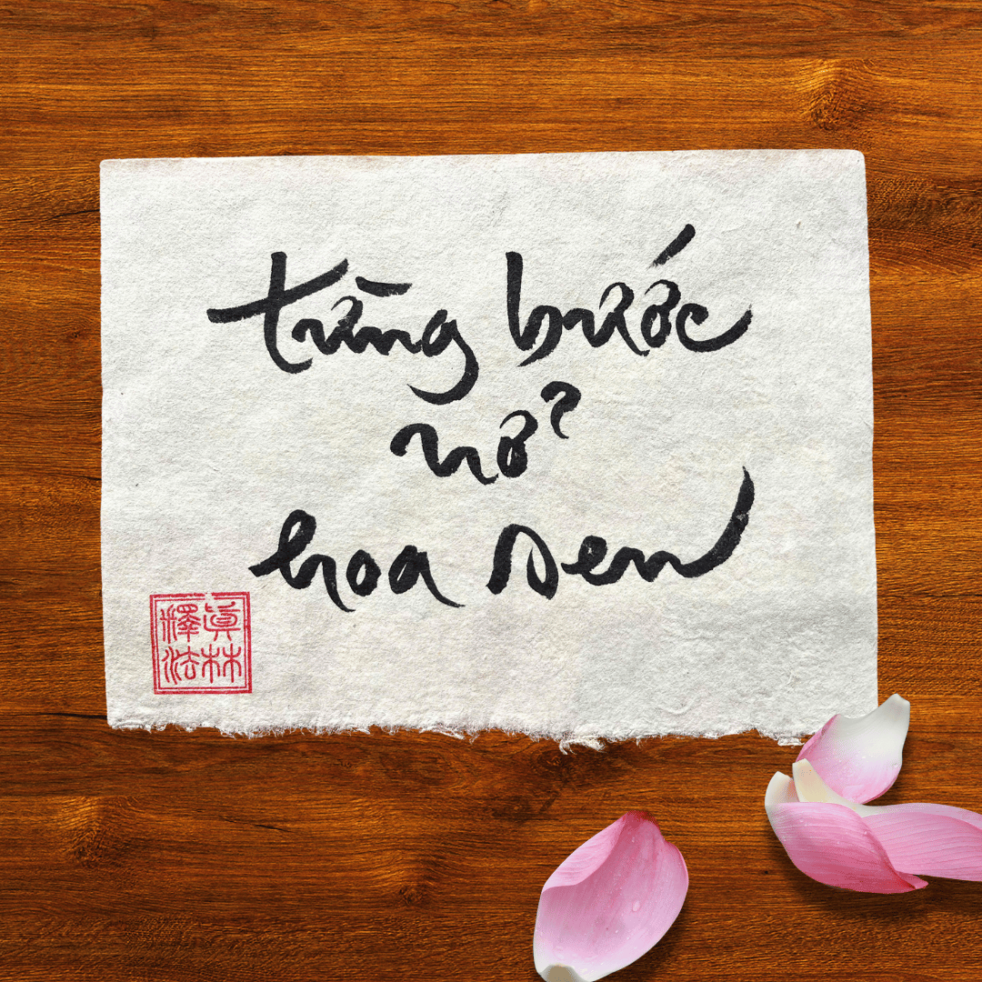 Thư Pháp gốc Tiếng Việt 15x20