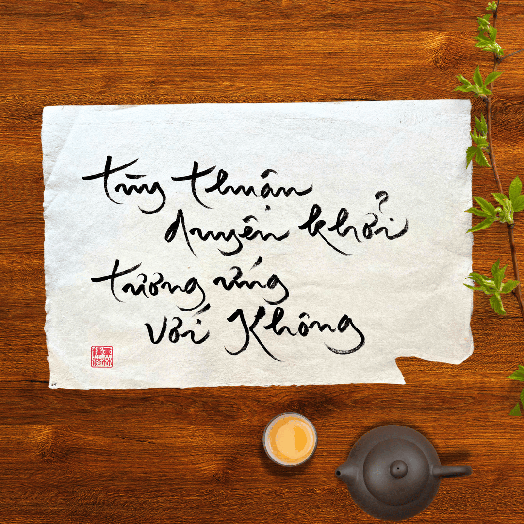 Thư Pháp gốc Tiếng Việt và Tiếng Anh 40x60