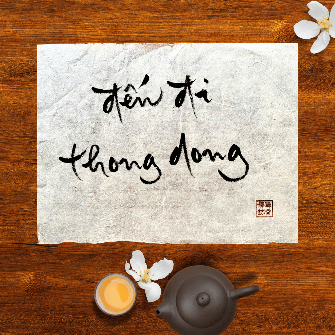 Thư Pháp gốc Tiếng Việt 30x40