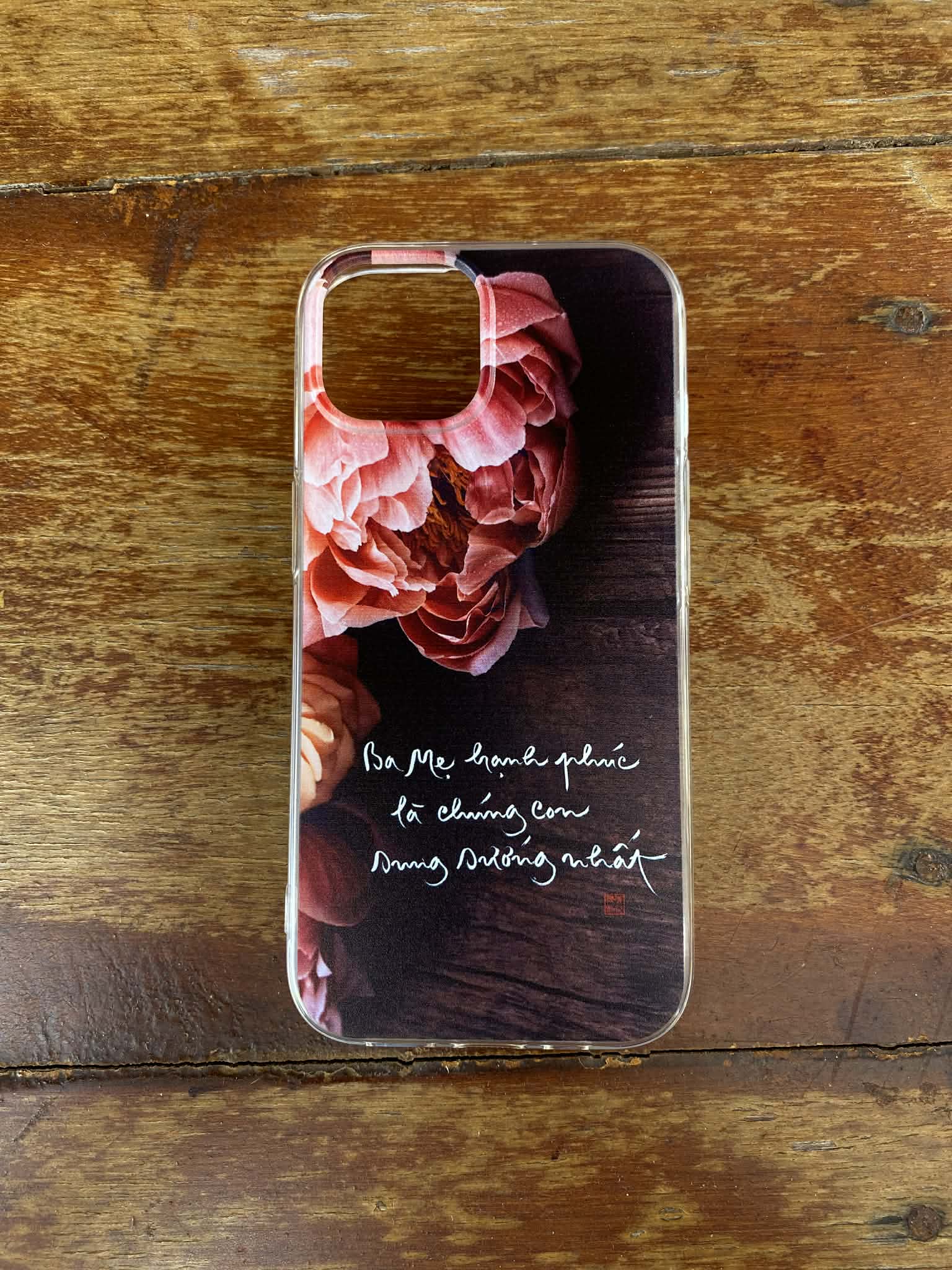 ỐP LƯNG ĐIỆN THOẠI IPHONE IN THƯ PHÁP