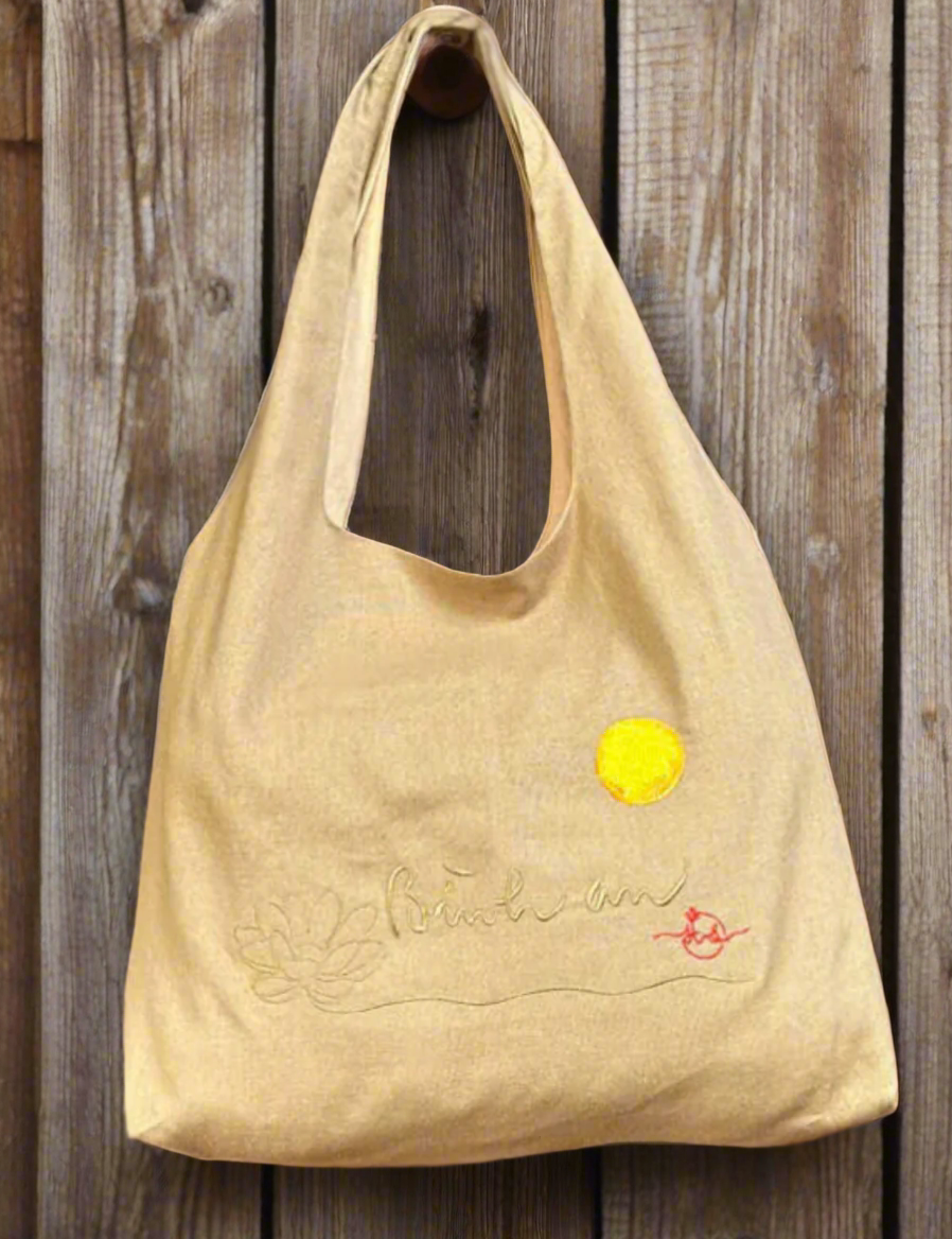 TÚI LINEN THÊU THƯ PHÁP