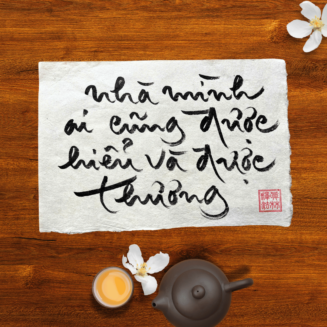 Thư Pháp Gốc Tiếng Việt 20x30